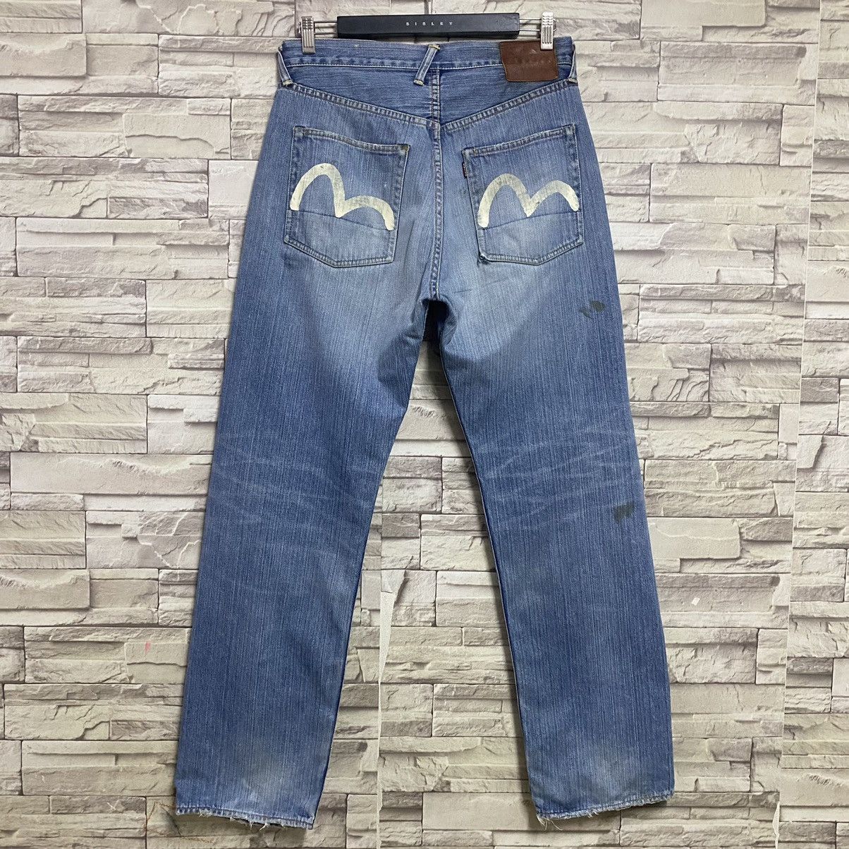 Evisu Vintage Evisu No3 Denim Distressed Painter Jeans Size US 32 / EU 48 - 12 Thumbnail
