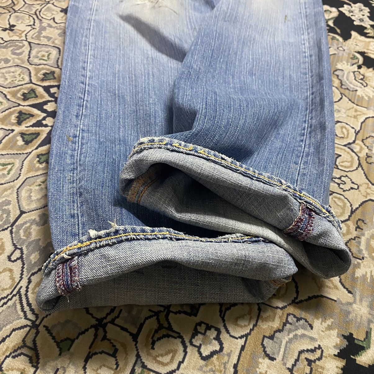 Evisu Vintage Evisu No3 Denim Distressed Painter Jeans Size US 32 / EU 48 - 18 Thumbnail