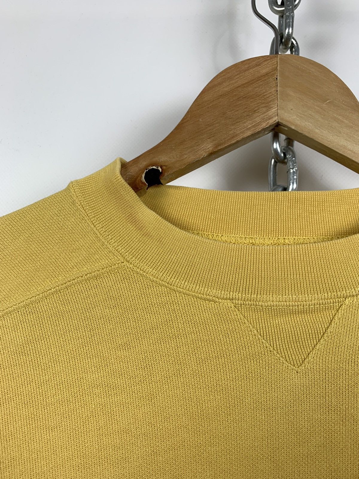 Nike 90s Vintage Nike Center Swoosh Yellow Women’s Sweatshirt Size S / US 4 / IT 40 - 9 Thumbnail