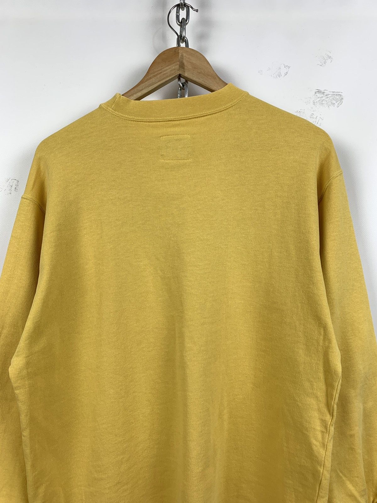 Nike 90s Vintage Nike Center Swoosh Yellow Women’s Sweatshirt Size S / US 4 / IT 40 - 12 Thumbnail