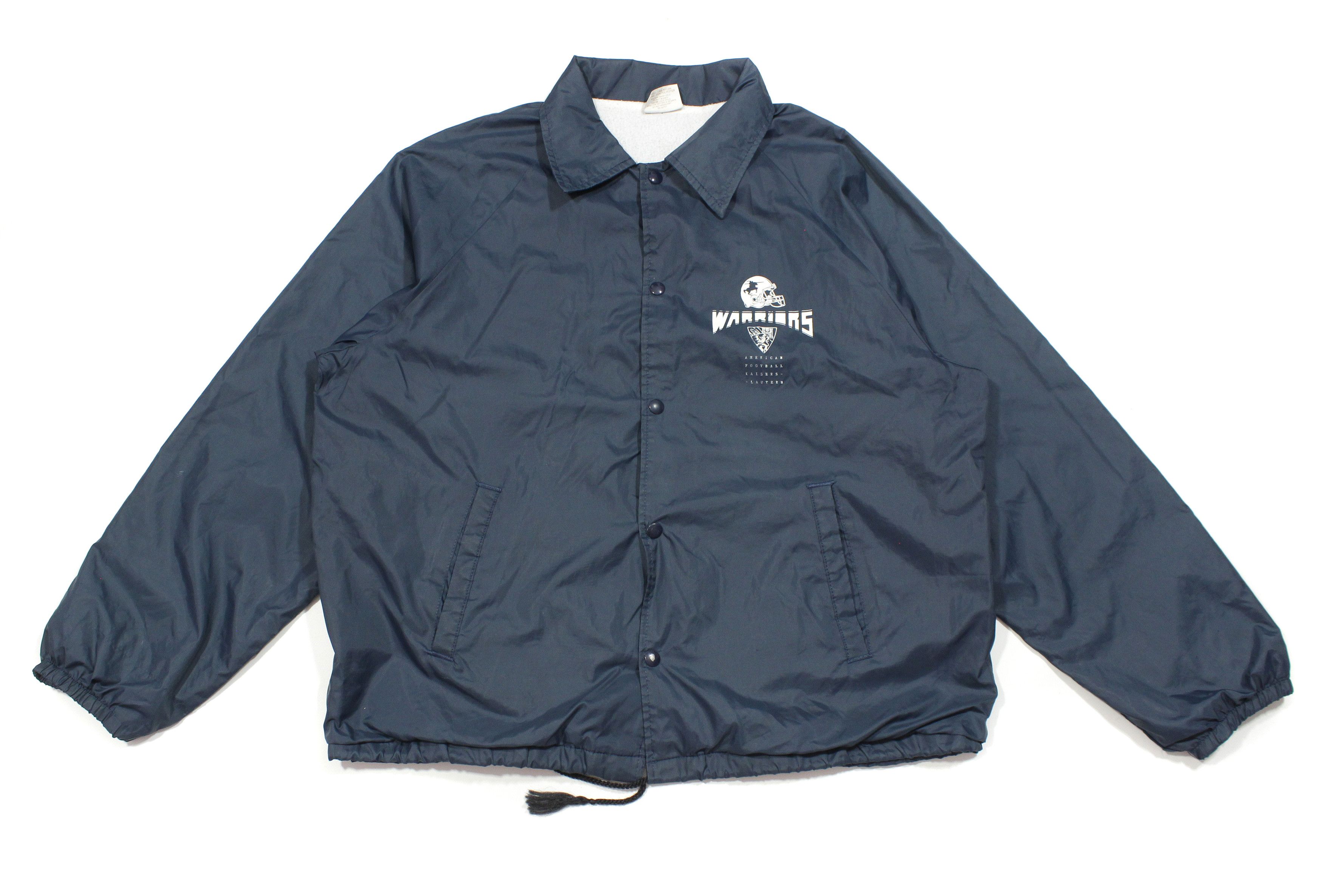 Vintage 90S American Football Big Logo Nylon Coach Made in USA Size US XL / EU 56 / 4 - 1 Thumbnail