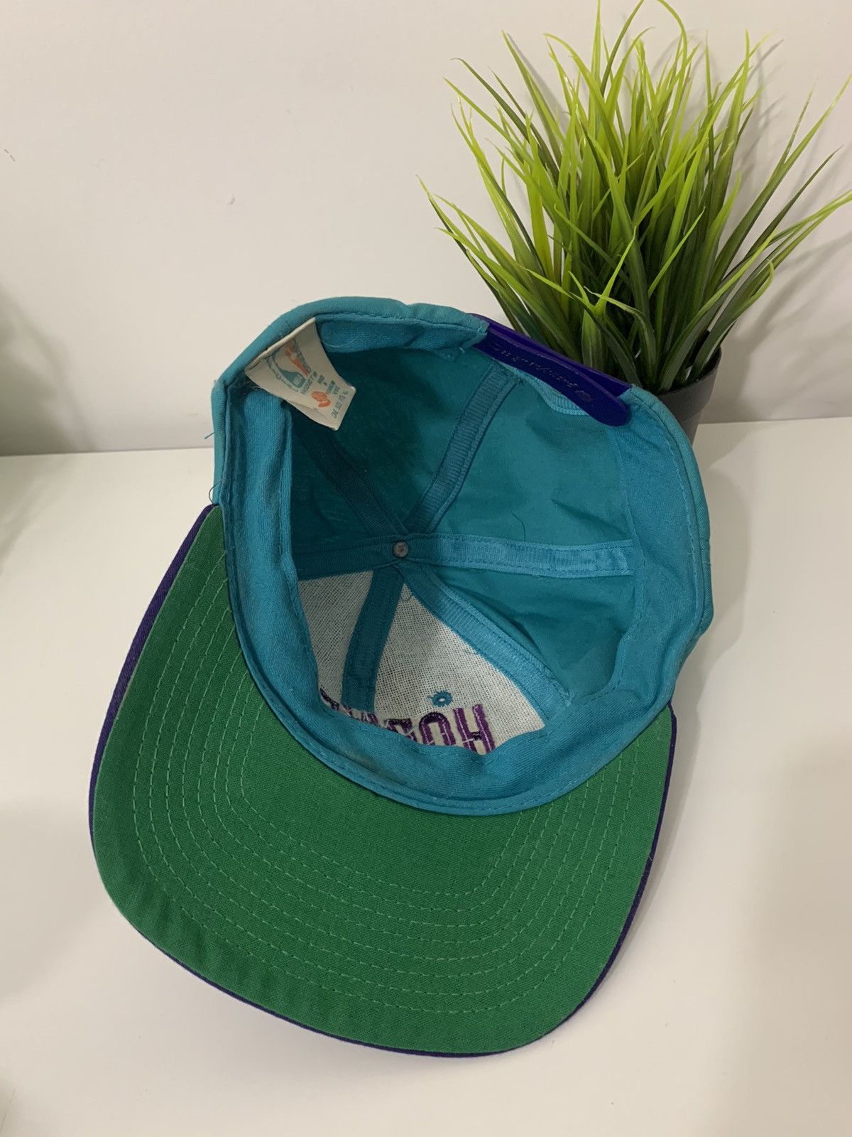NBA × Vintage Vintage 90’s Charlotte Hornets Snapback Size ONE SIZE - 4 Thumbnail