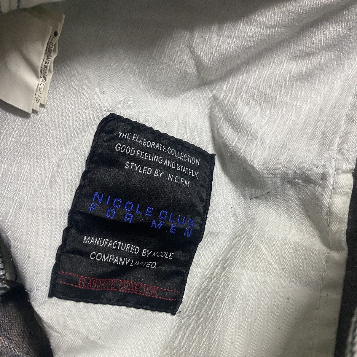 Japanese Brand Nicole Club For Men Denim Bleach Flares Jeans Size US 32 / EU 48 - 15 Thumbnail