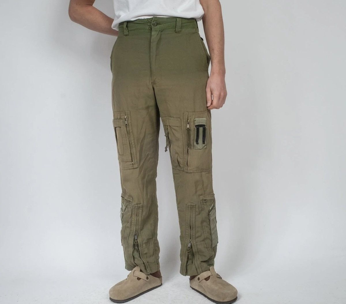 80s Vintage Army Issued Tactical Military Cargo Pants