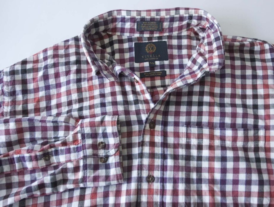 Viyella Viyella Shirt Flannel Cotton/ Wool Made in Canada Size XL | Grailed