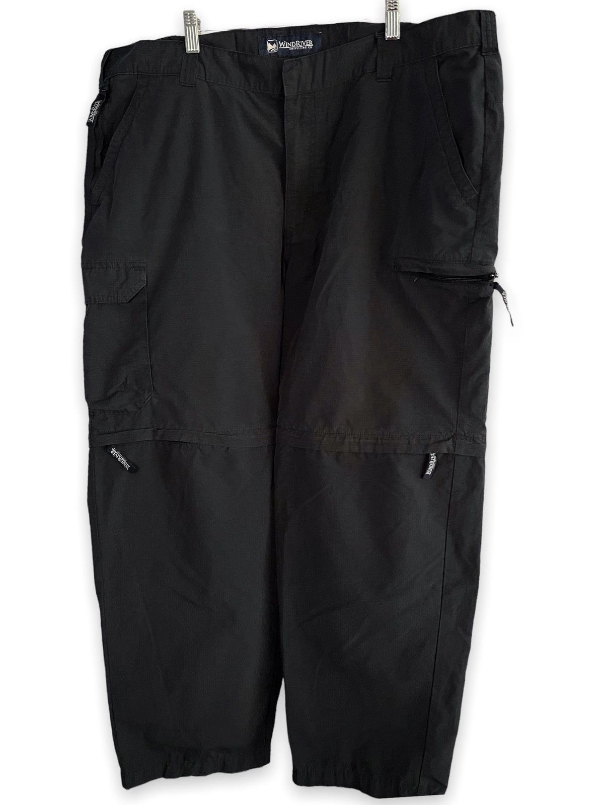 image of Windriver Lightweight Zip Convertible Pant in Black, Men's (Size 43)