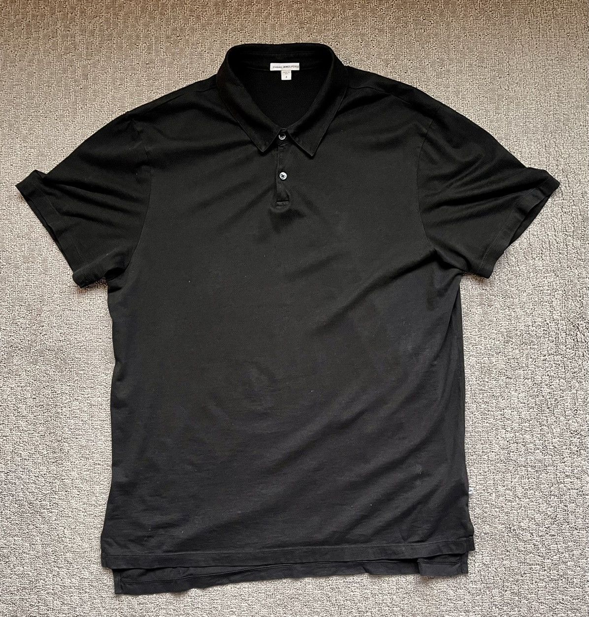 James Perse James Perse Polo Shirt - Black | Grailed