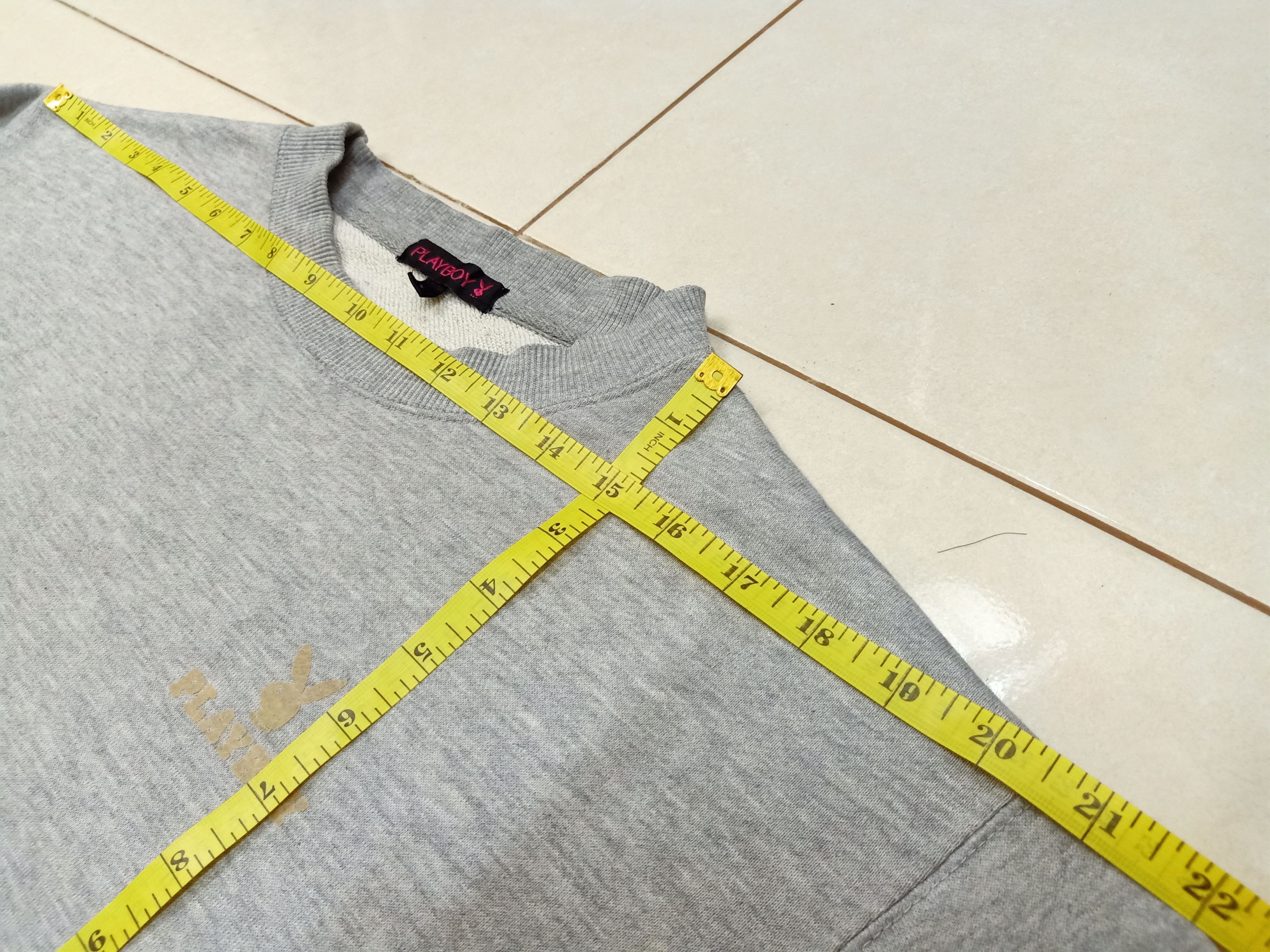 Playboy PLAYBOY BUNNY Big Embroidered Logo Sleeve Sweatshirt Size US L / EU 52-54 / 3 - 12 Thumbnail