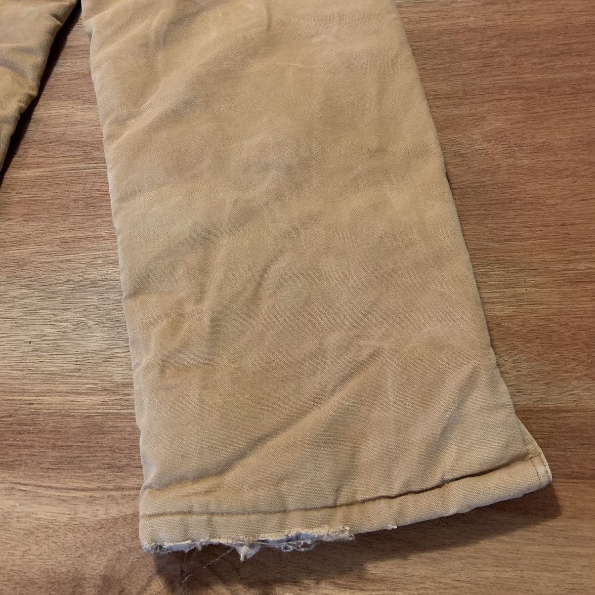 80s 90s Vintage Carhartt Overalls Button Fly Insulated Bibs