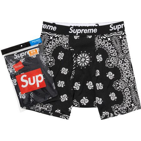Supreme / HANES BOXER BRIEFS ×1枚 Supreme Hanes Boxer Briefs Black Underwear Size S & M Small