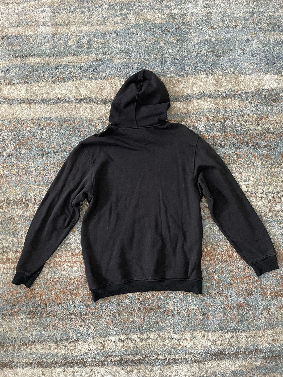 Vintage VTG Faded Adidas Hoodie Sweatshirt Black Red Large Size US L / EU 52-54 / 3 - 8 Thumbnail