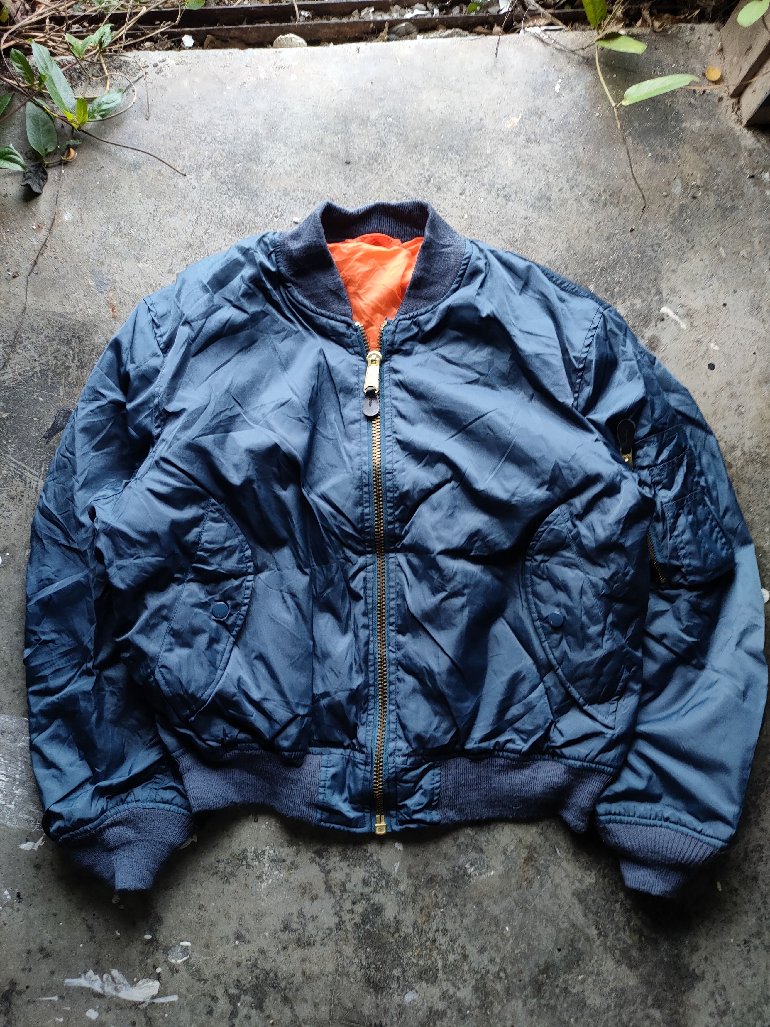 Vintage 70s Bomber Flight Jacket