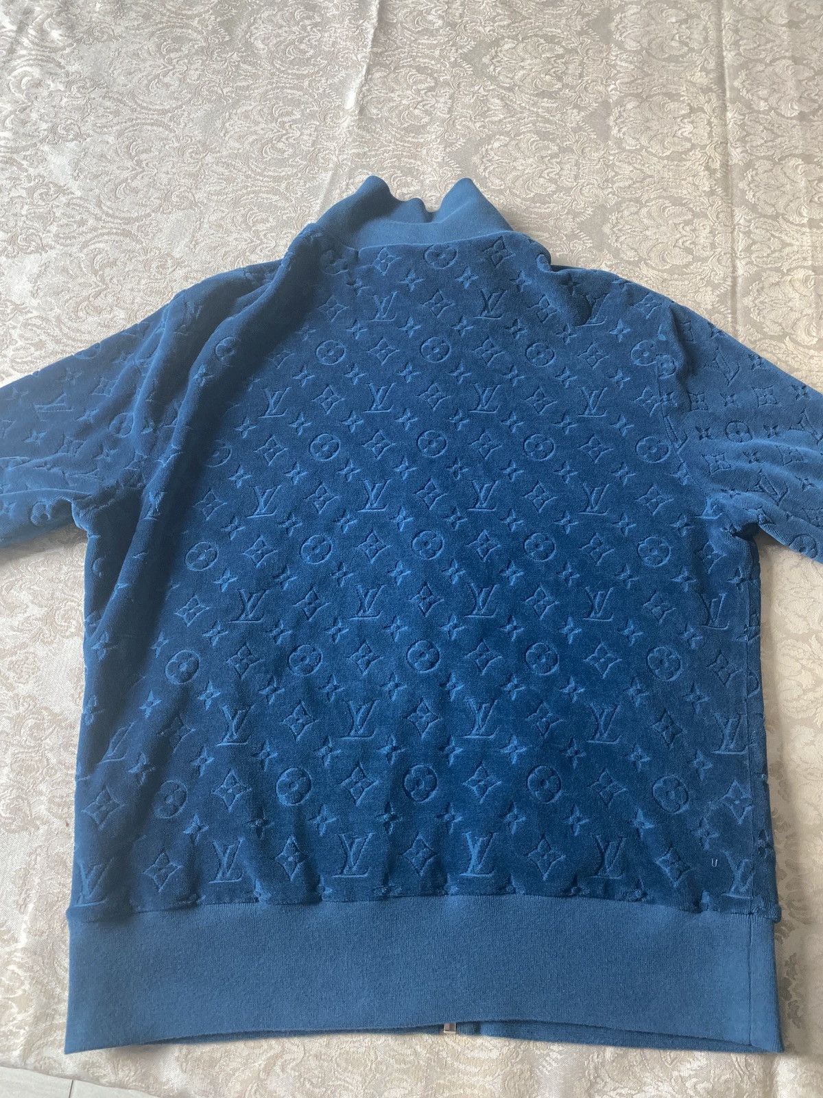 Louis Vuitton RARE LOUIS VUITTON VELOUR JACKET Grailed