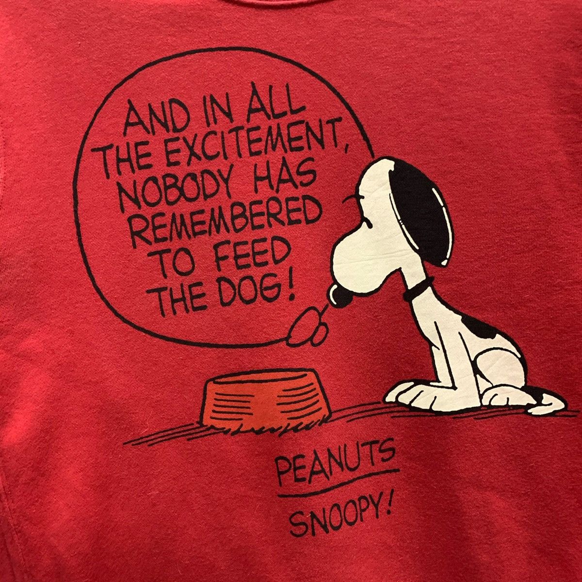 Japanese Brand × Peanuts × Vintage PEANUTS SNOOPY Sweatshirt Size S Fit M Size US M / EU 48-50 / 2 - 3 Thumbnail