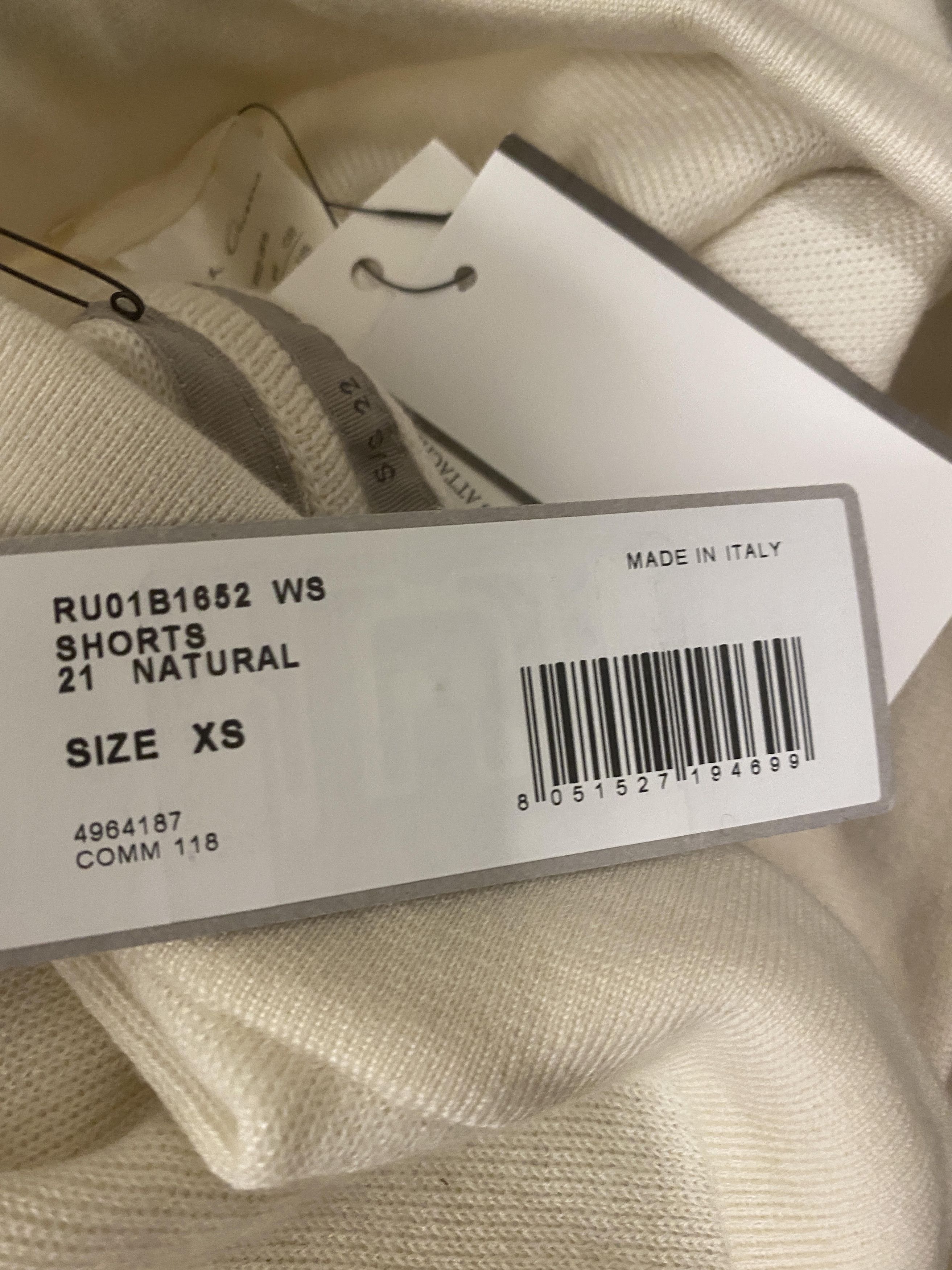 Rick Owens rick owens fogchine s/s21 cashmere shorts SLIT- cream Size US 28 / EU 44 - 10 Thumbnail