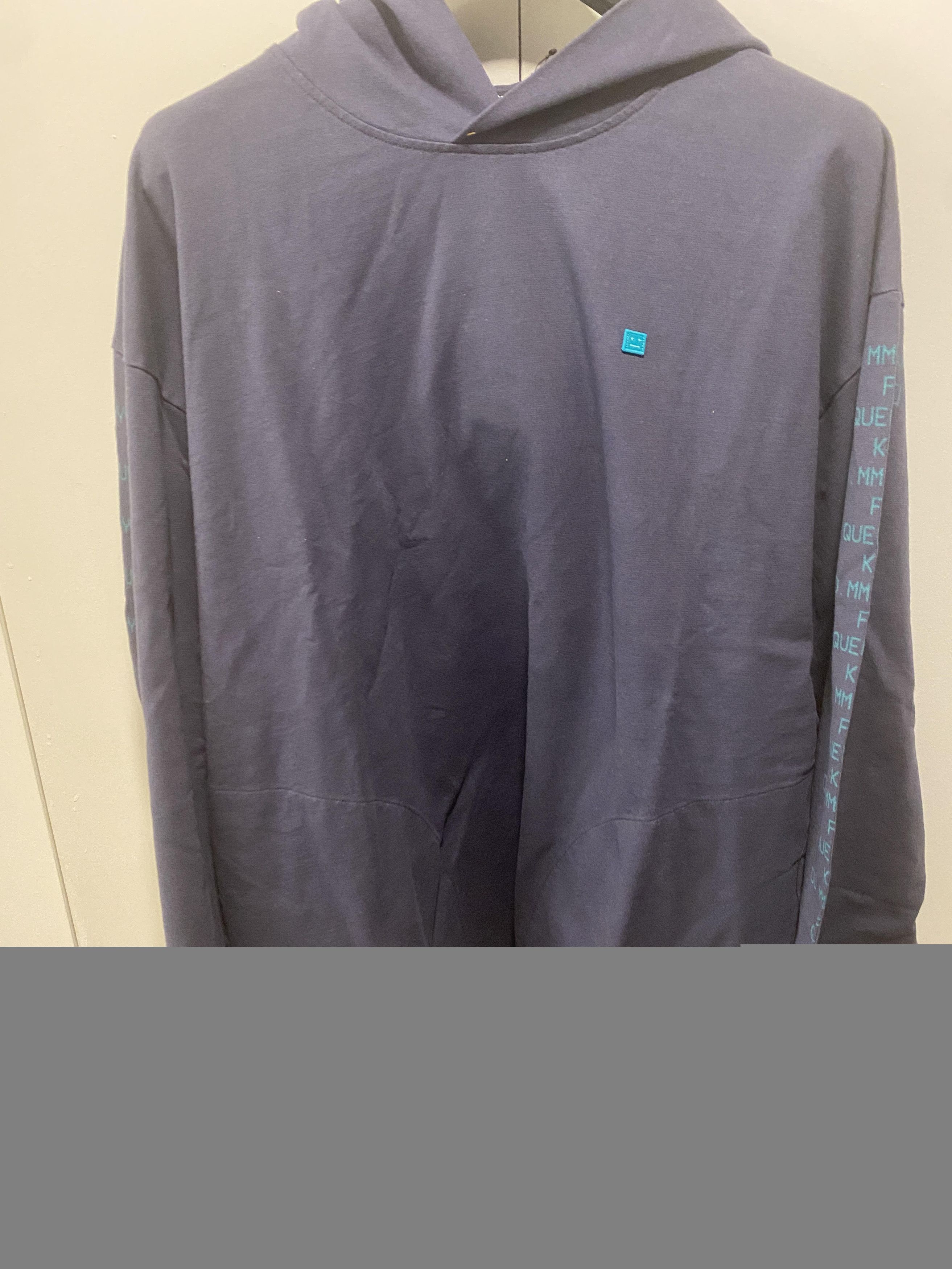 Acne Studios acne studio hooded t-shirt - navy faded indigo Size US S / EU 44-46 / 1 - 2 Thumbnail