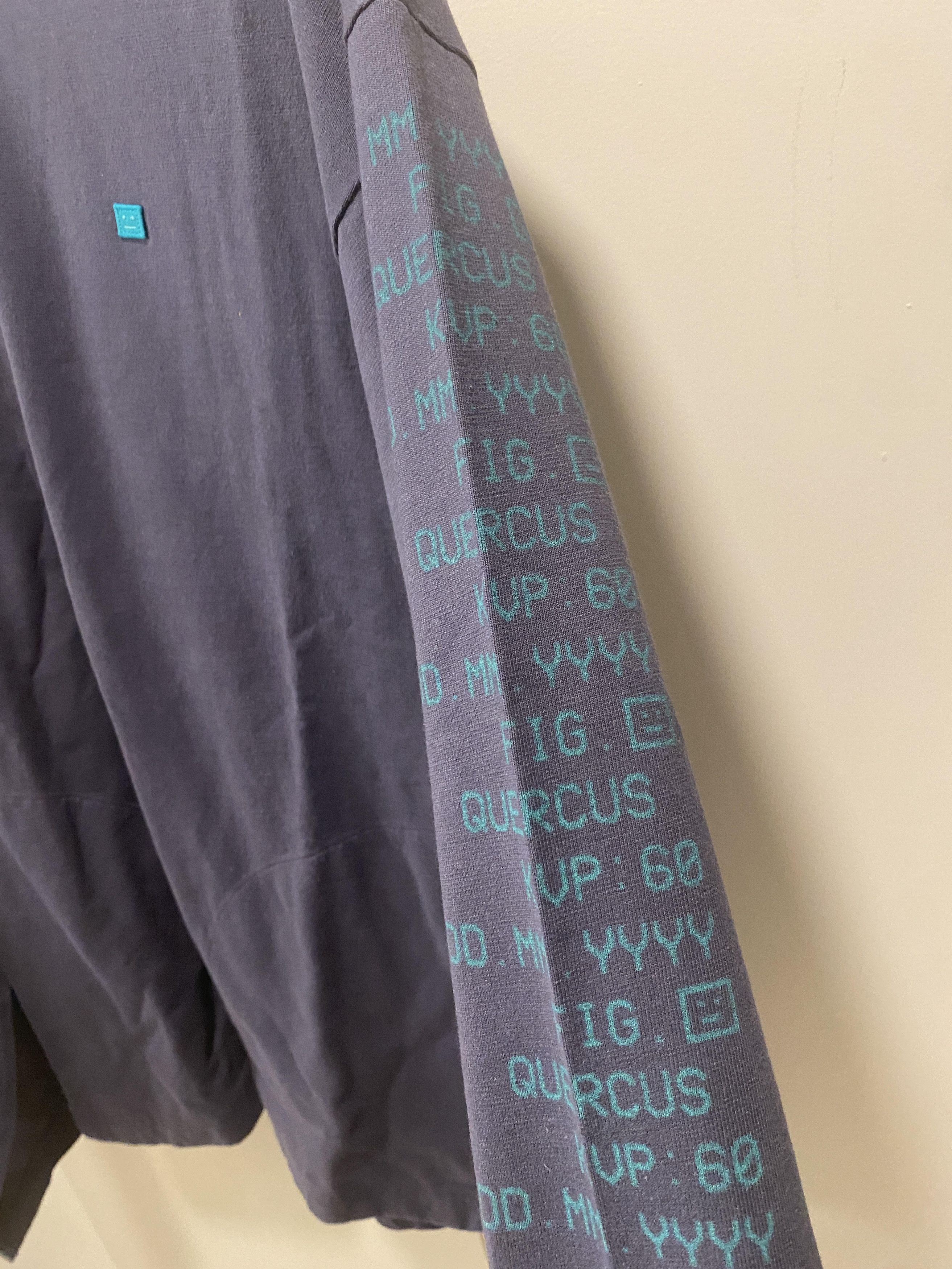 Acne Studios acne studio hooded t-shirt - navy faded indigo Size US S / EU 44-46 / 1 - 9 Thumbnail