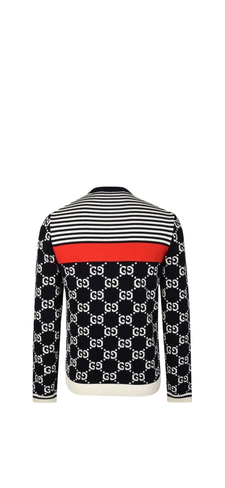Gucci GG Stripe Knit Sweatshirt