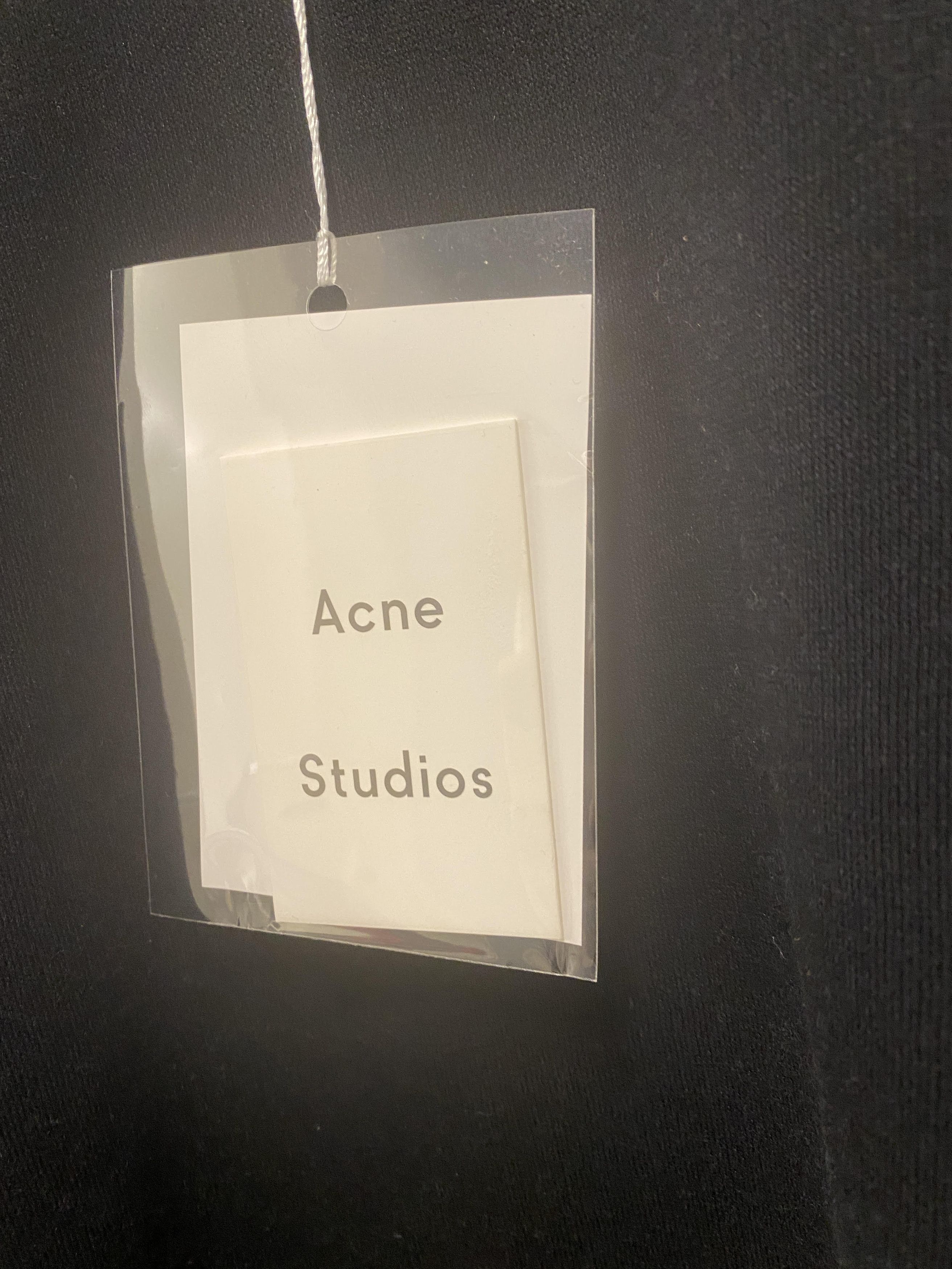 Acne Studios acne studio crew logo sweatshirt black Size US L / EU 52-54 / 3 - 5 Thumbnail