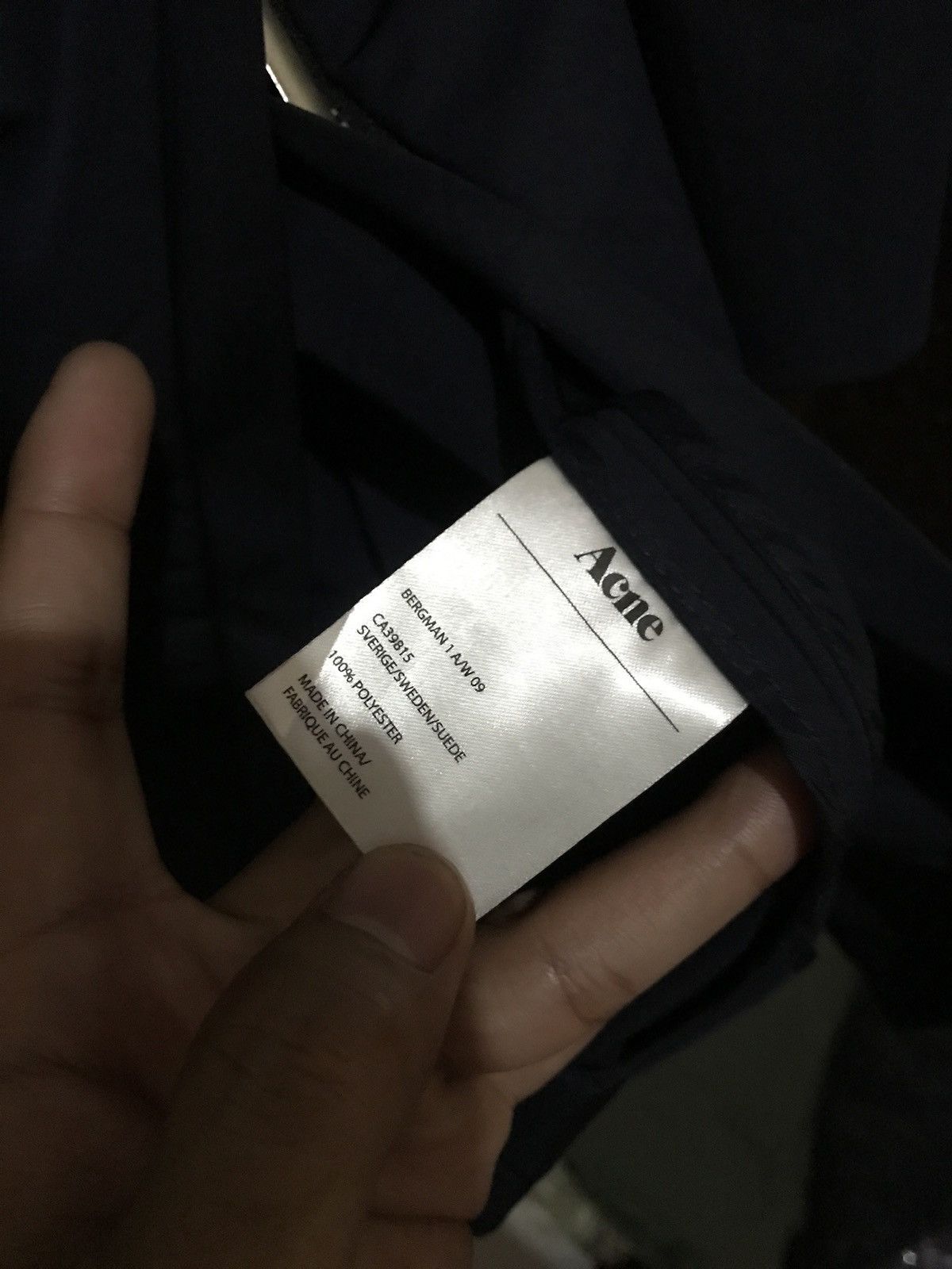Acne Studios × Vintage ACNE STUDIOS BERGMAN AW 2009 POLYSTER OVERSIZE COAT Size XS / US 0-2 / IT 36-38 - 10 Thumbnail