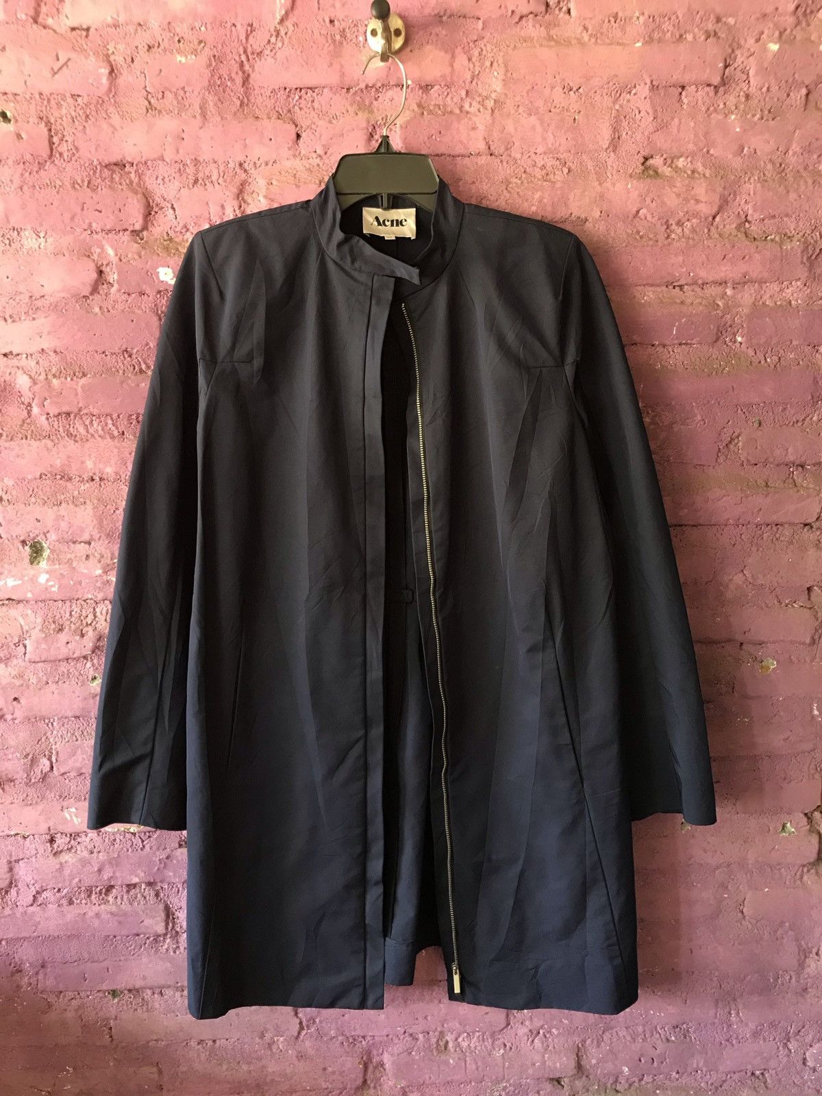 Acne Studios × Vintage ACNE STUDIOS BERGMAN AW 2009 POLYSTER OVERSIZE COAT Size XS / US 0-2 / IT 36-38 - 2 Thumbnail