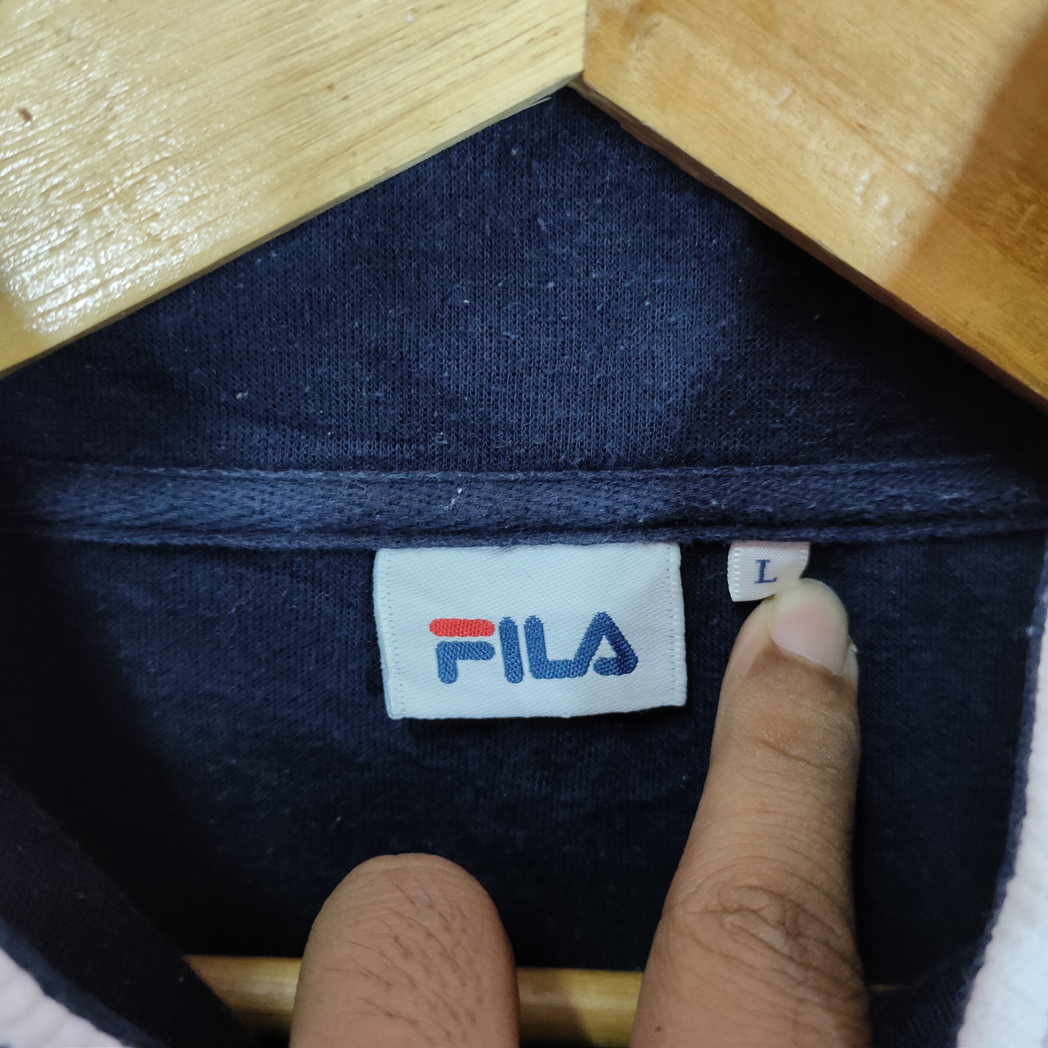 Fila FILA BIELLA ITALIA Spell Out Rare Full Zipper Sweater Size US L / EU 52-54 / 3 - 5 Thumbnail