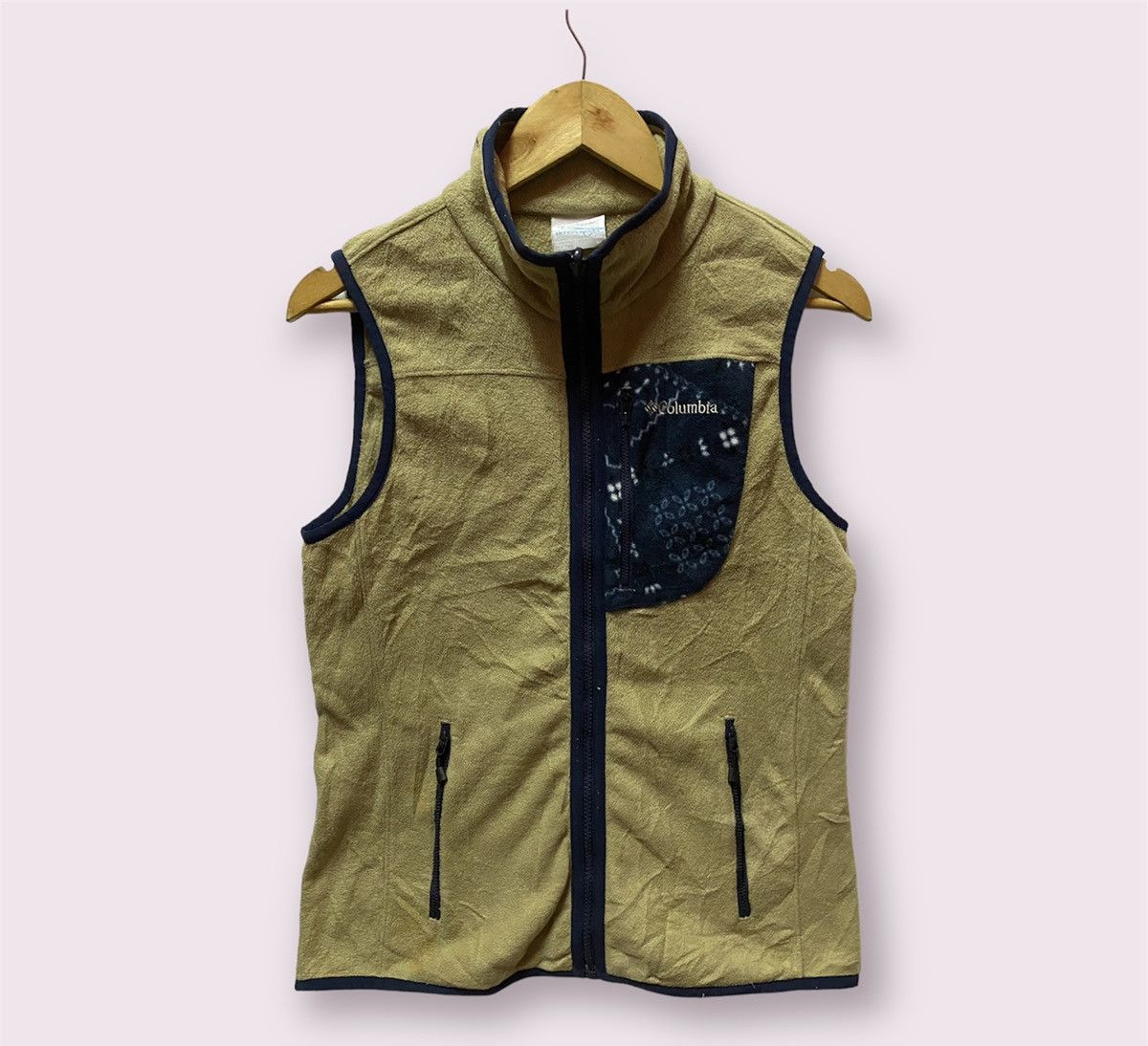 Columbia COLUMBIA Embroidery Spellout Logo Multipocket Fleece VEST Size US S / EU 44-46 / 1 - 1 Thumbnail