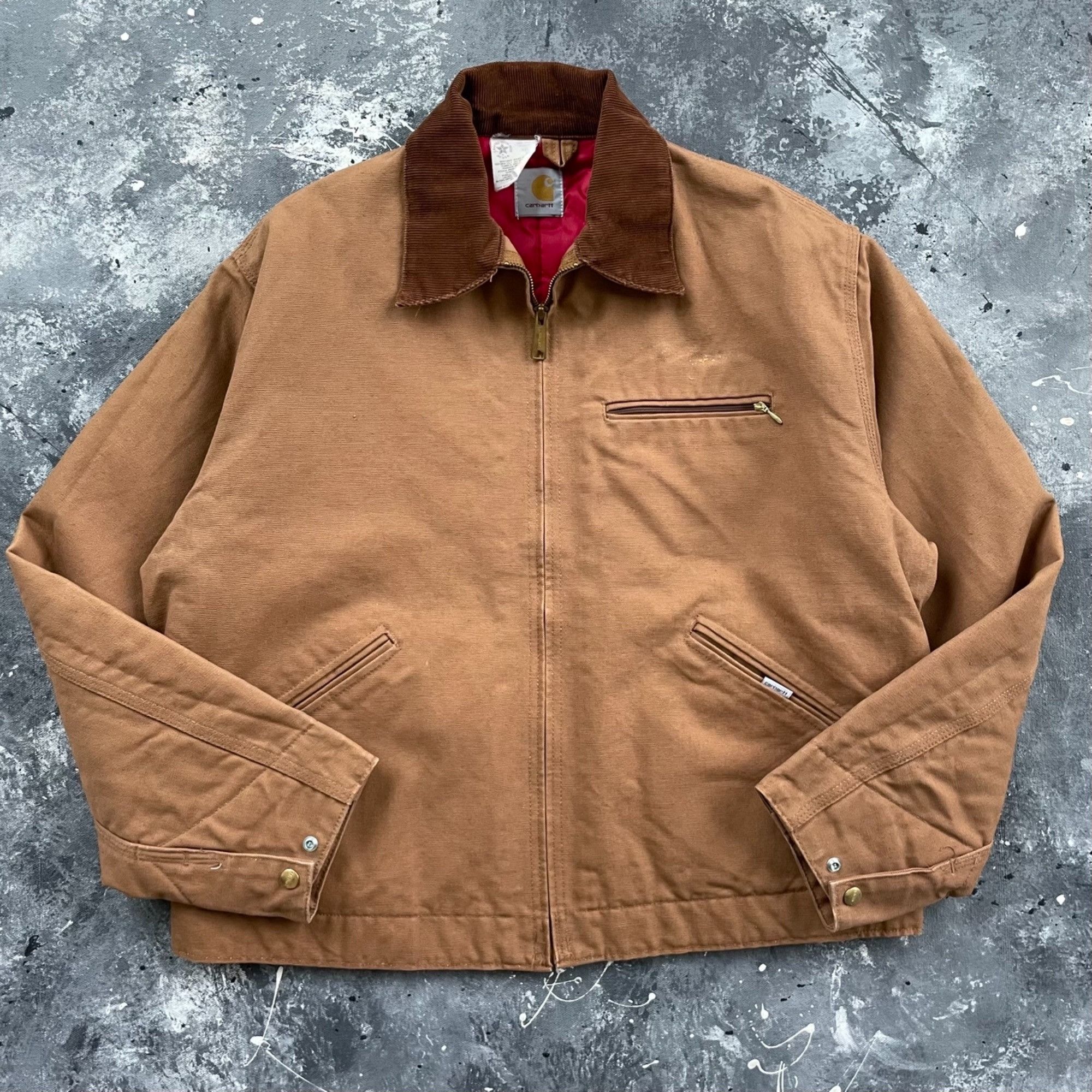 激安！特価品 Vintage Vintage × Carhartt 80s Duck Jacket Detroit Carhartt ジャケット・アウター