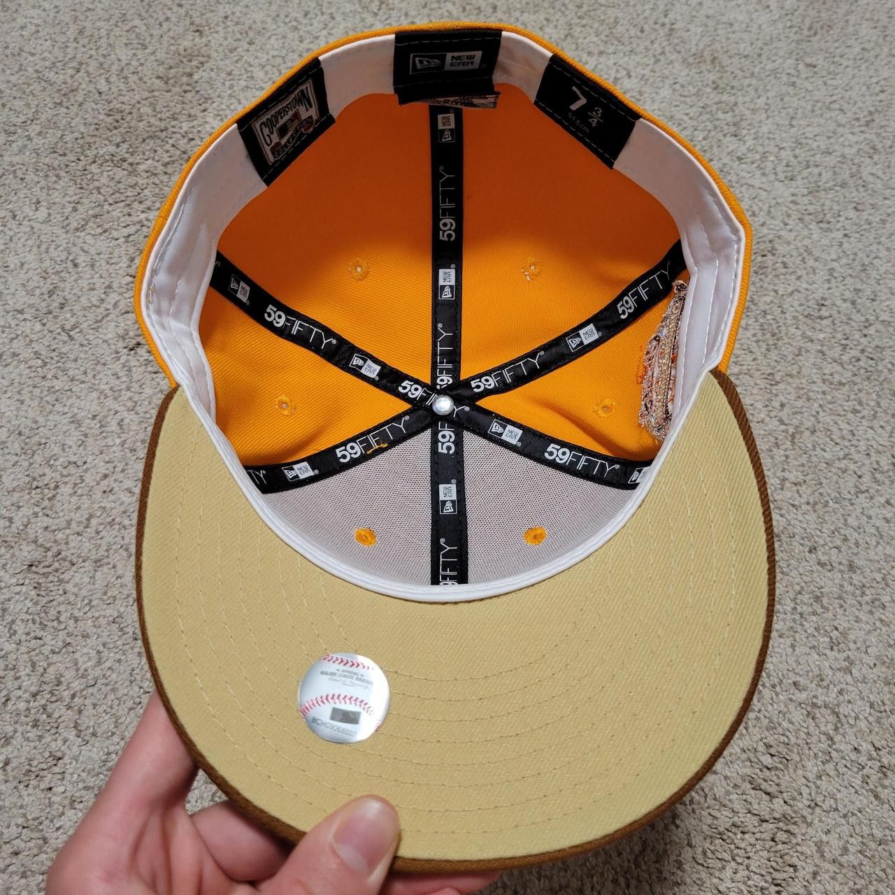 MLB × New Era New Era 59Fifty San Francisco Giants Curved Fitted Hat 7 3/4 Size ONE SIZE - 3 Thumbnail