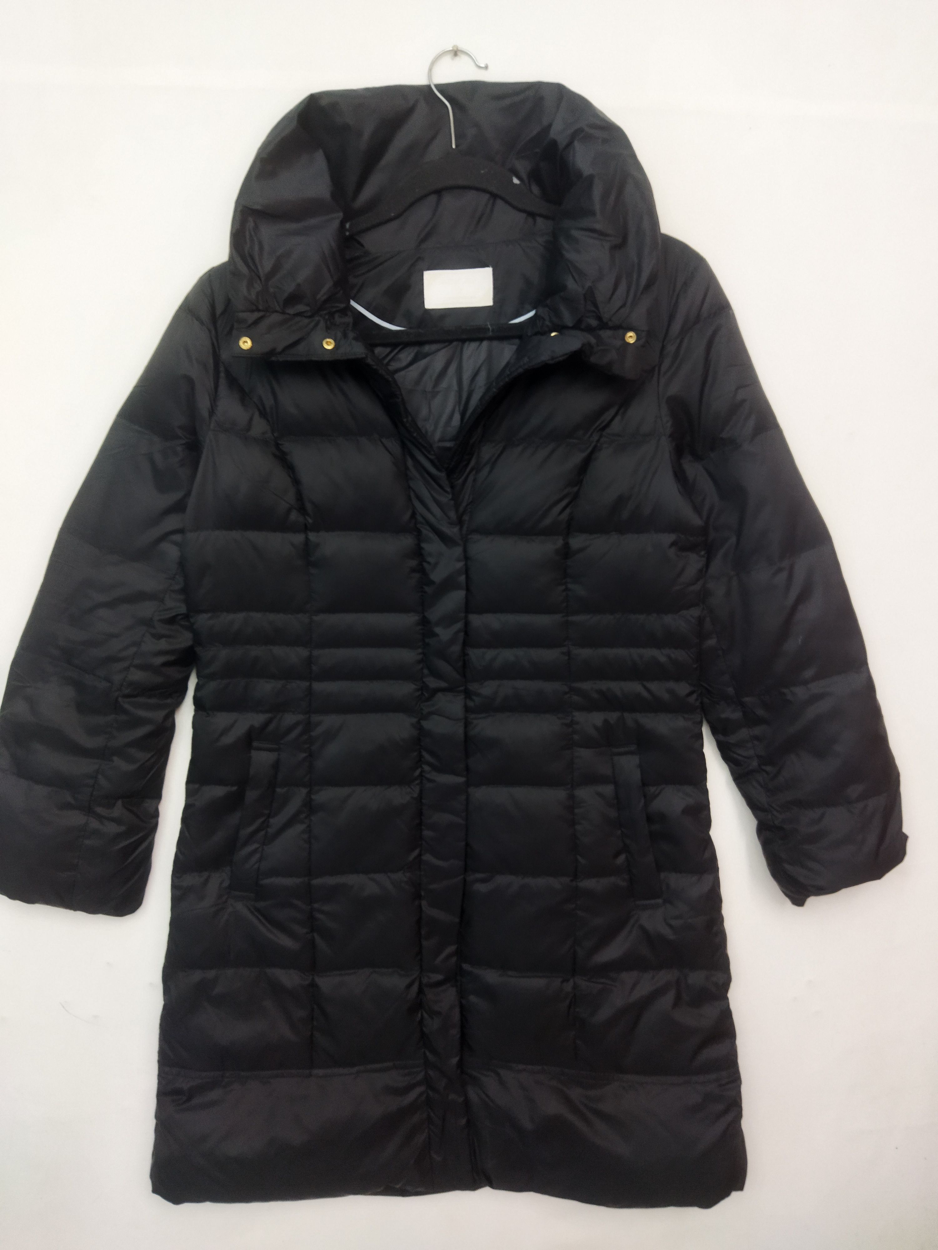 Japanese Any Sis by Kumikyoku Black Puffer Long Jacket