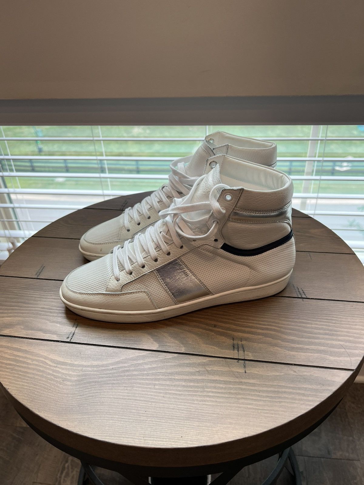 Saint Laurent SL10h White/Metallic