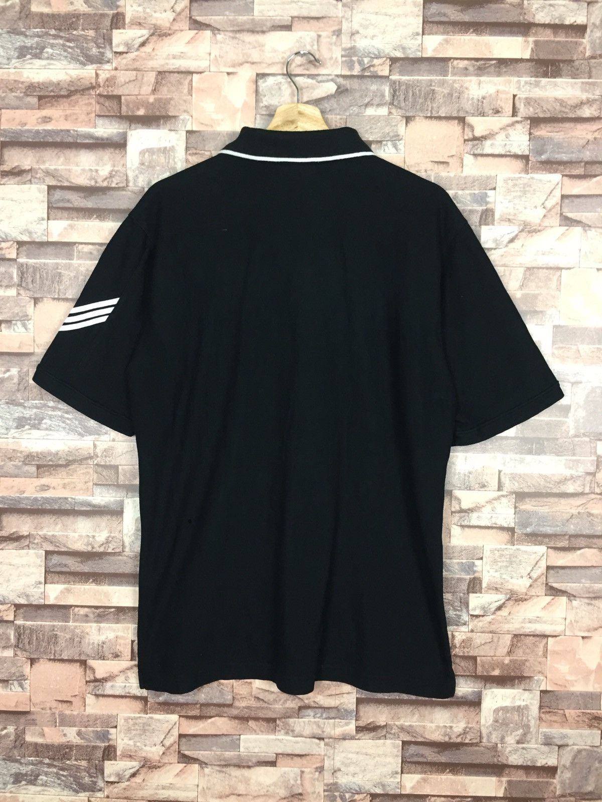 Adidas Adidas Half Zipper Embroidered Logo Polos Tee #14-4 Size US L / EU 52-54 / 3 - 2 Thumbnail