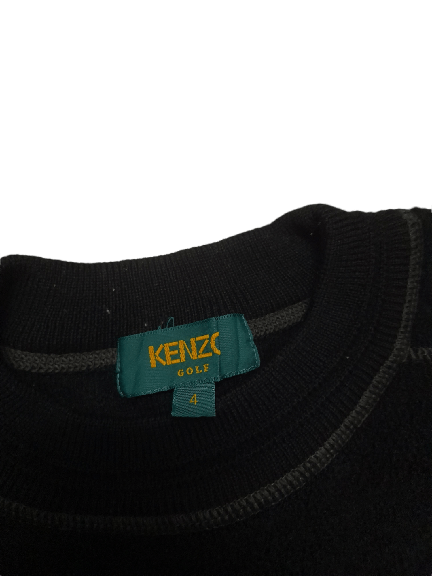 Kenzo Kenzo Golf Big Logo Knitwear (E375) Size US L / EU 52-54 / 3 - 5 Thumbnail