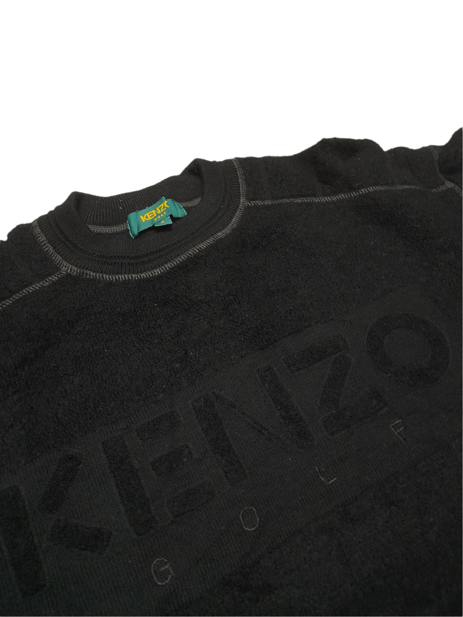 Kenzo Kenzo Golf Big Logo Knitwear (E375) Size US L / EU 52-54 / 3 - 4 Thumbnail