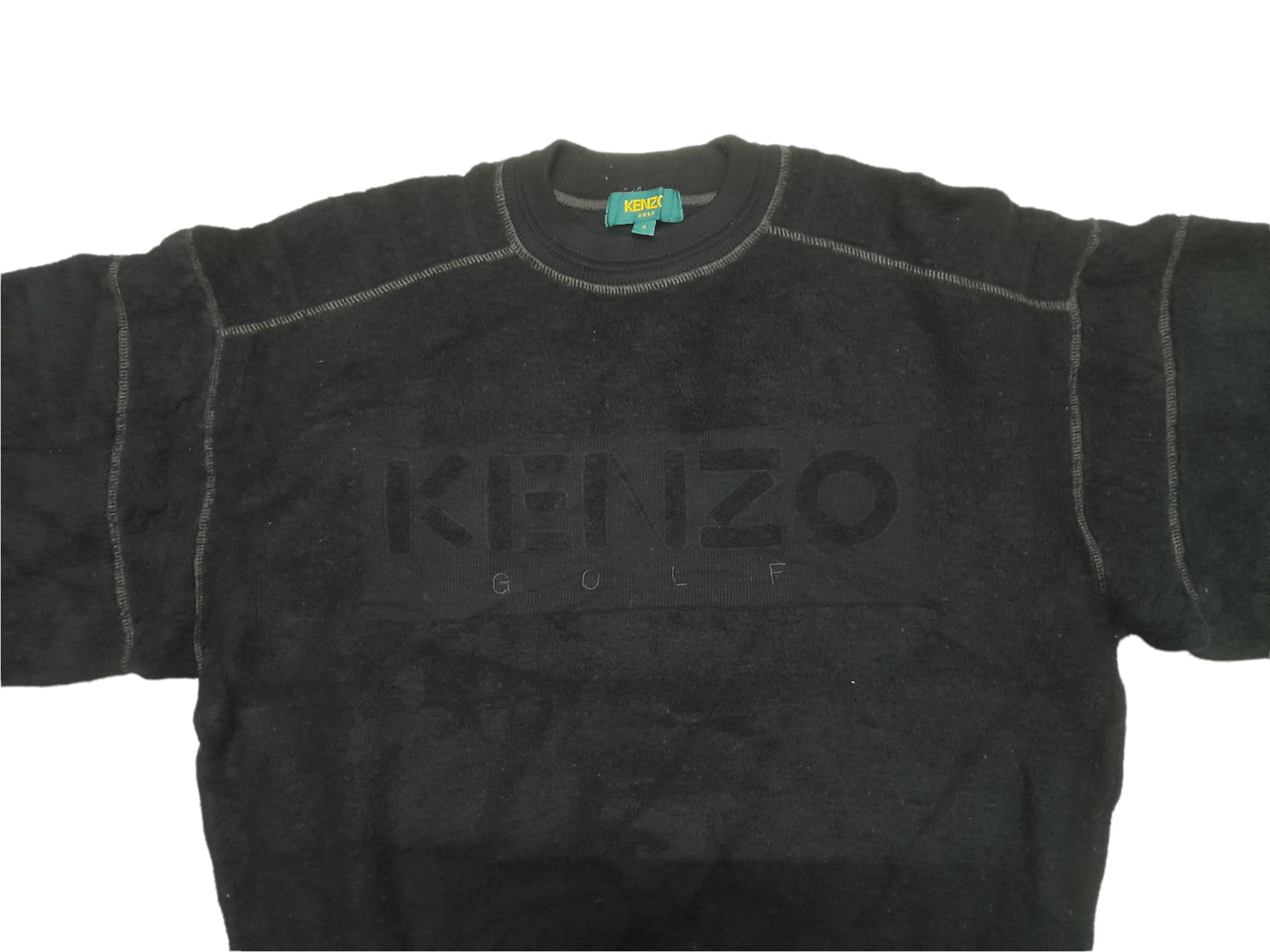 Kenzo Kenzo Golf Big Logo Knitwear (E375) Size US L / EU 52-54 / 3 - 3 Thumbnail