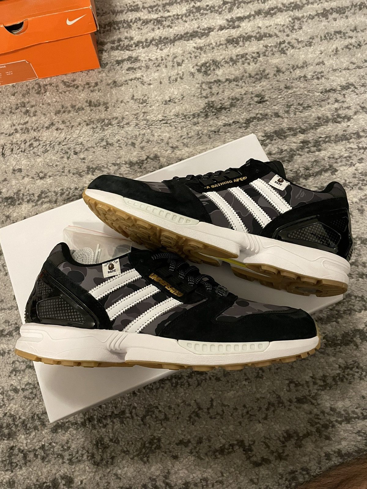Undefeated Adidas Shoes Adidas Bape Zx 8000 Bape X