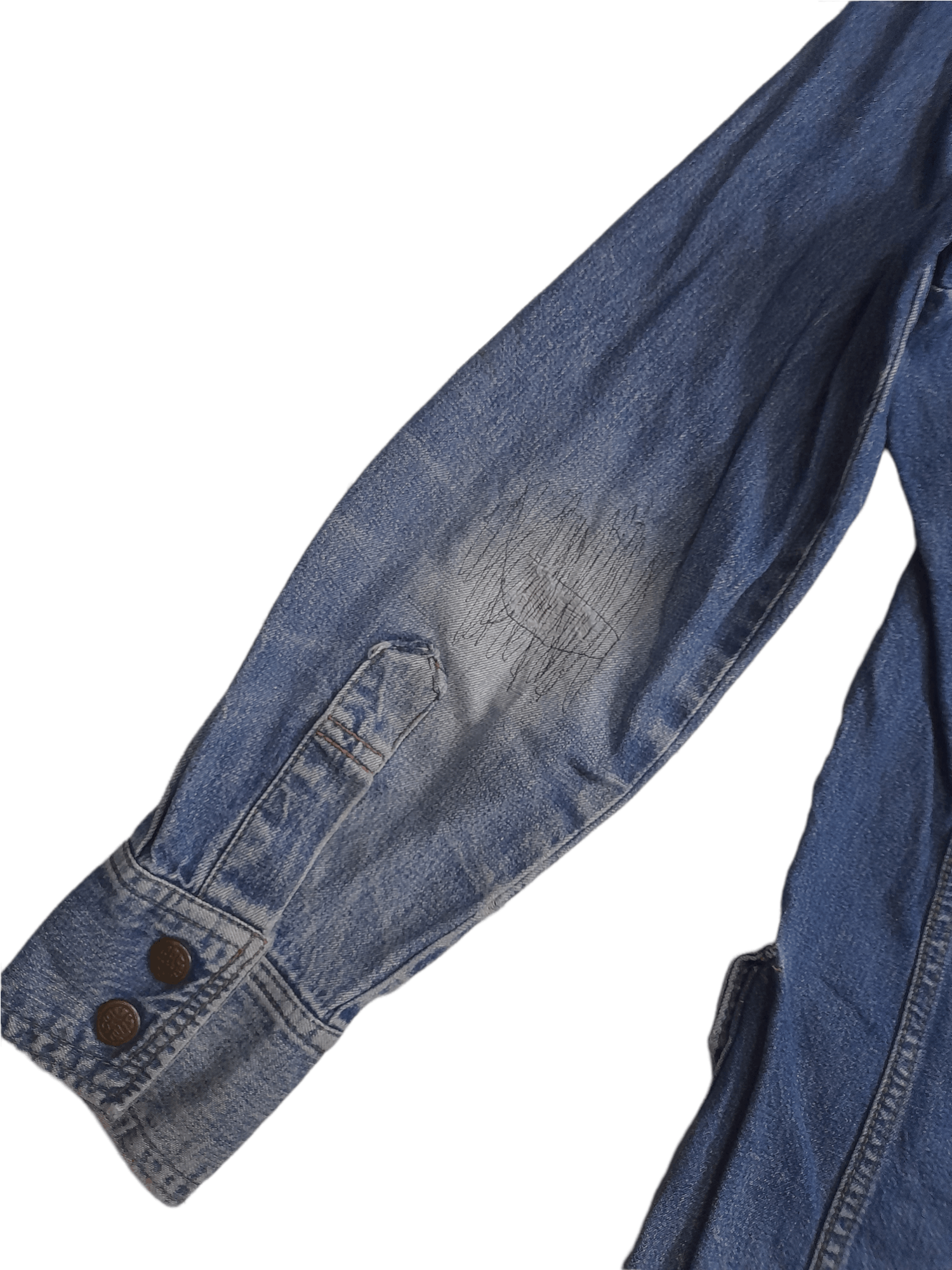 Travis Scott × Vintage 80s Cactus Denim Jacket (E379) Size US S / EU 44-46 / 1 - 7 Thumbnail