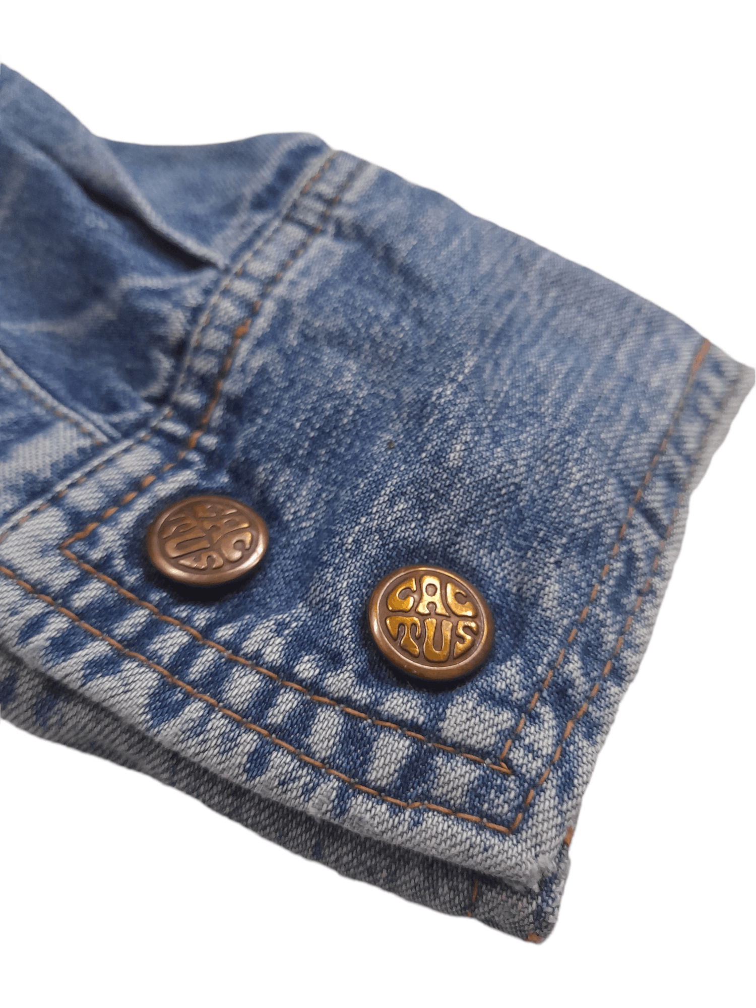 Travis Scott × Vintage 80s Cactus Denim Jacket (E379) Size US S / EU 44-46 / 1 - 8 Thumbnail
