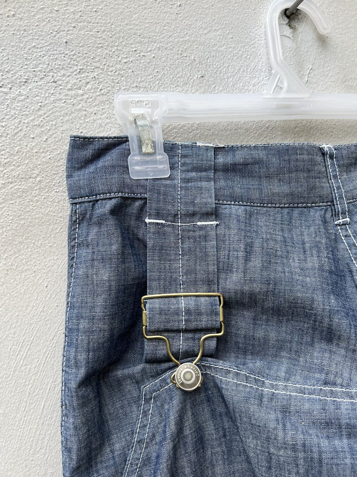 Issey Miyake Mercibeaucoup Miyake Drop Crotch Chambray Work Trouser Size US 29 - 15 Thumbnail