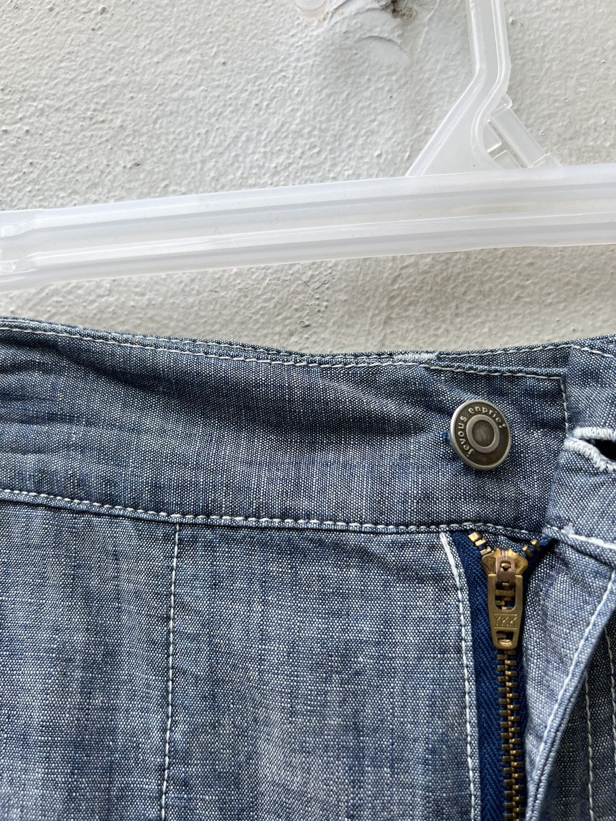 Issey Miyake Mercibeaucoup Miyake Drop Crotch Chambray Work Trouser Size US 29 - 8 Thumbnail