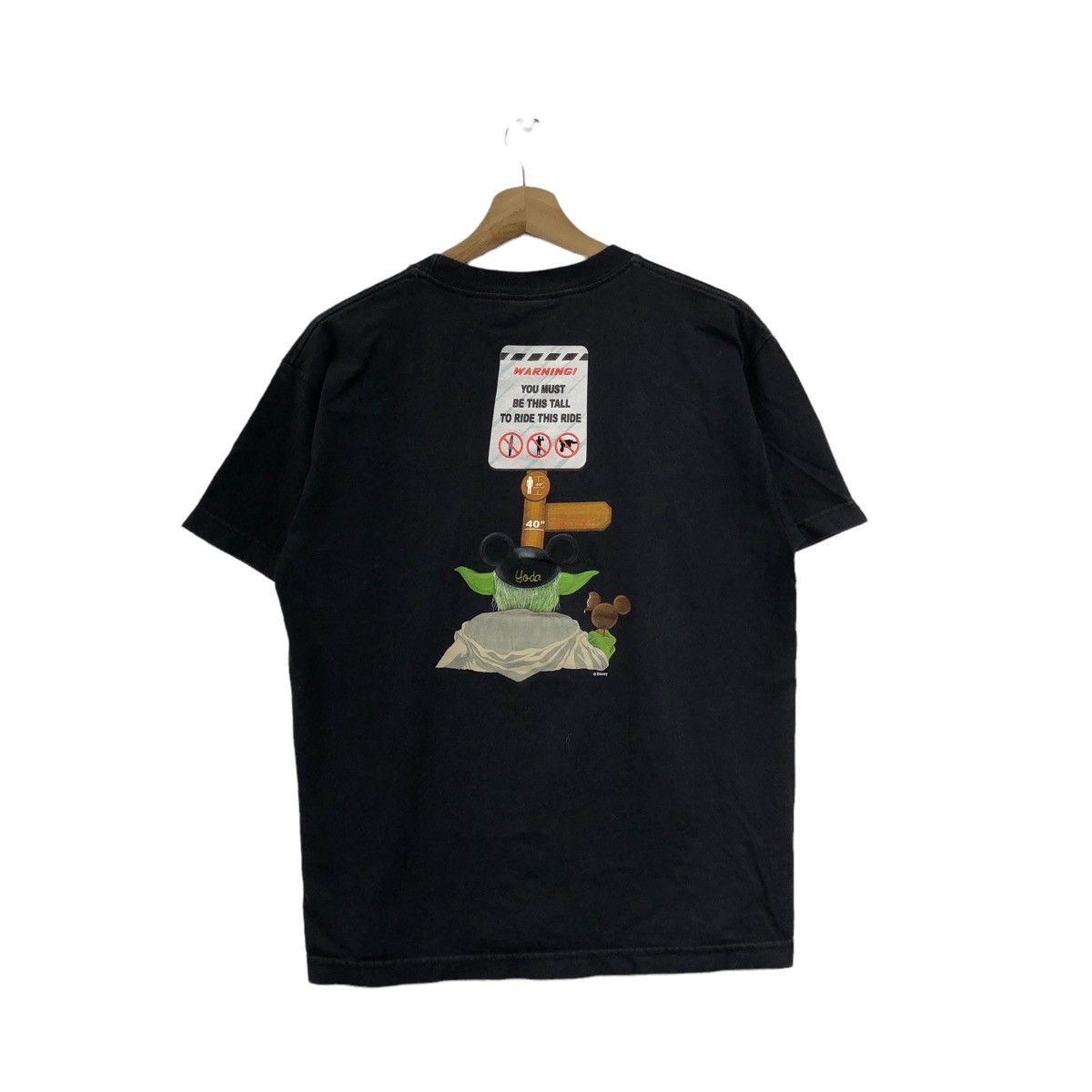 Vintage STAR WARS Made in USA Grogu Character T-Shirt