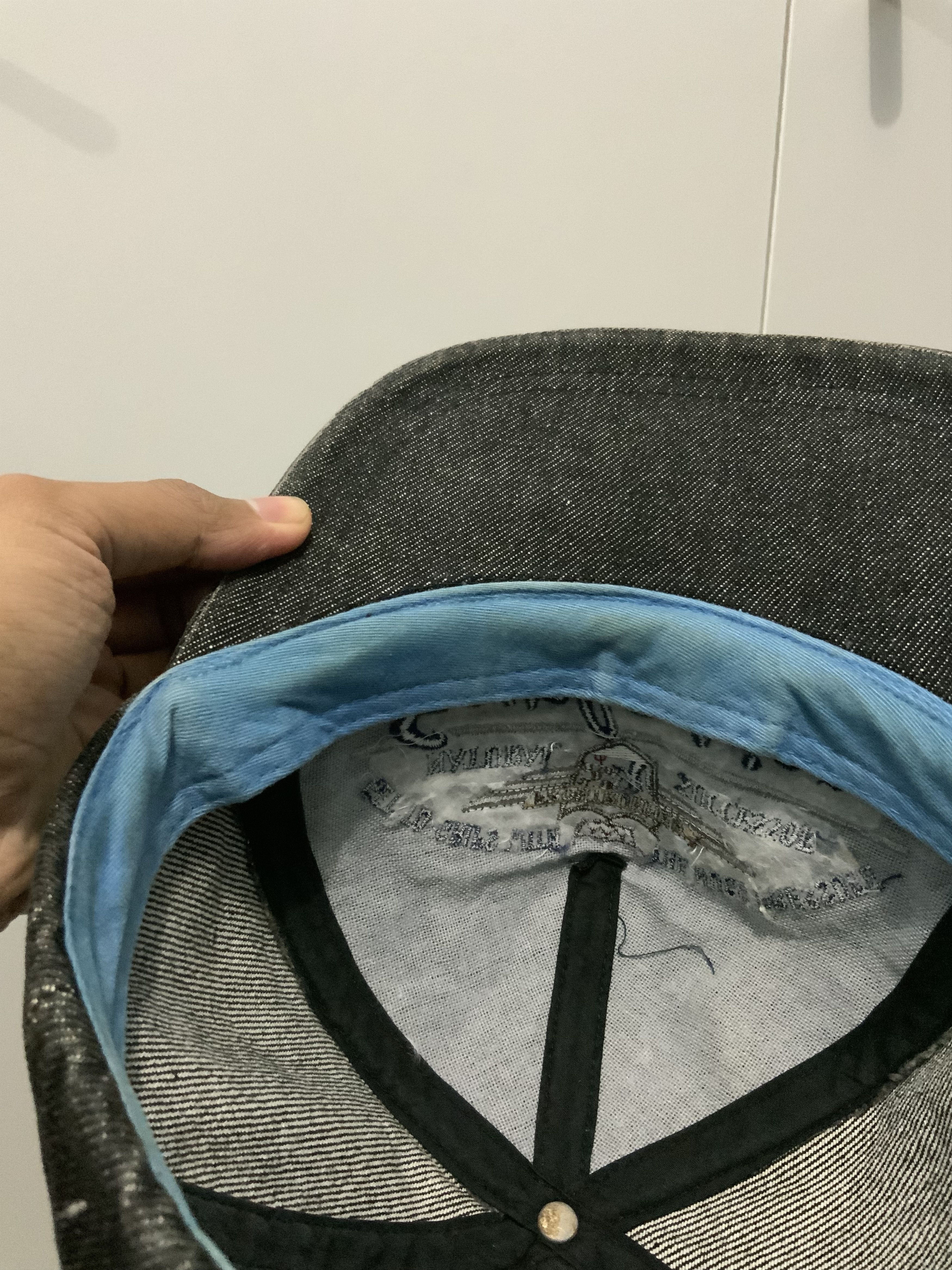 Denime Vintage Front Runner Explosion Denim Hat Size ONE SIZE - 9 Thumbnail