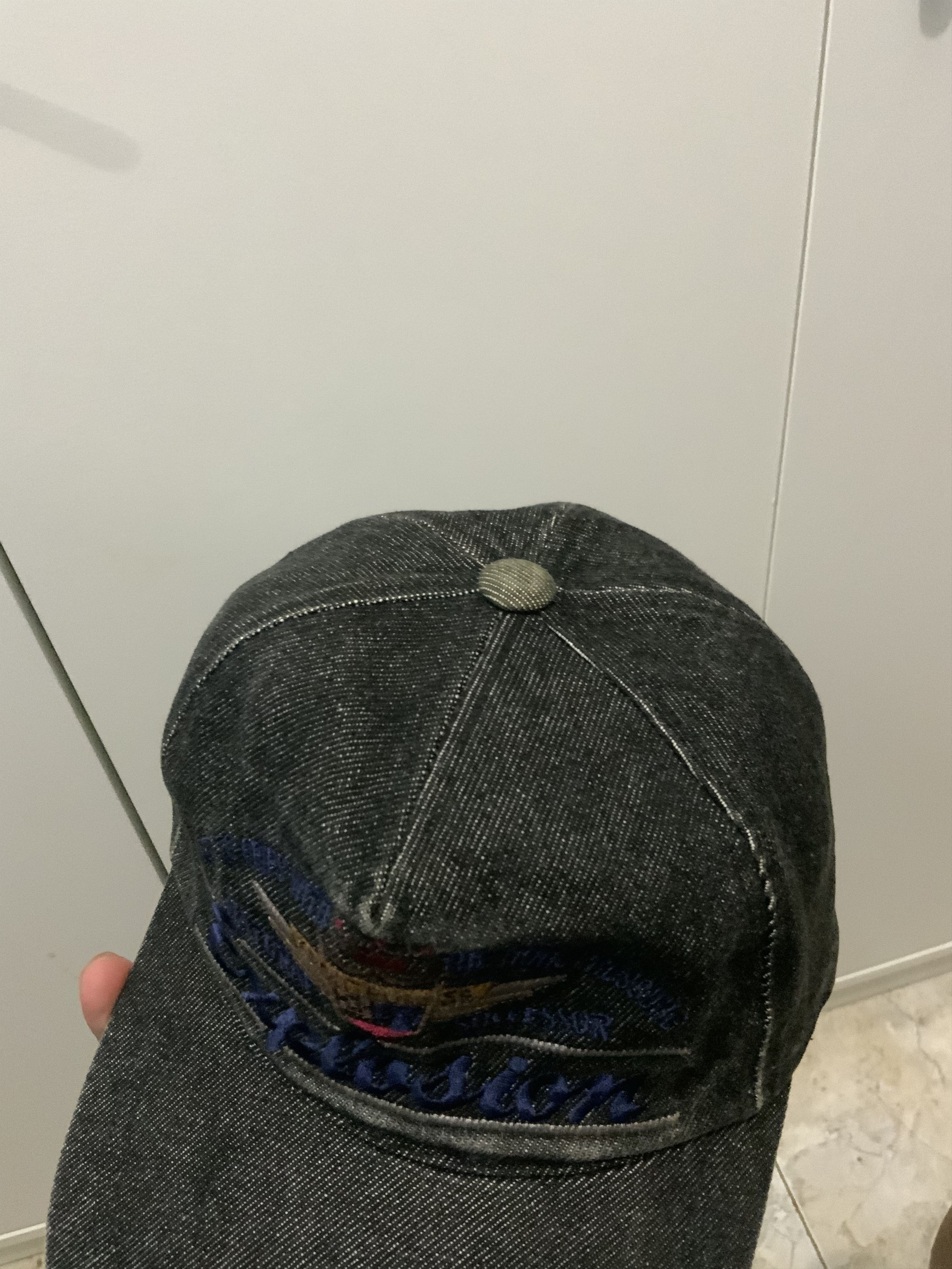 Denime Vintage Front Runner Explosion Denim Hat Size ONE SIZE - 16 Thumbnail