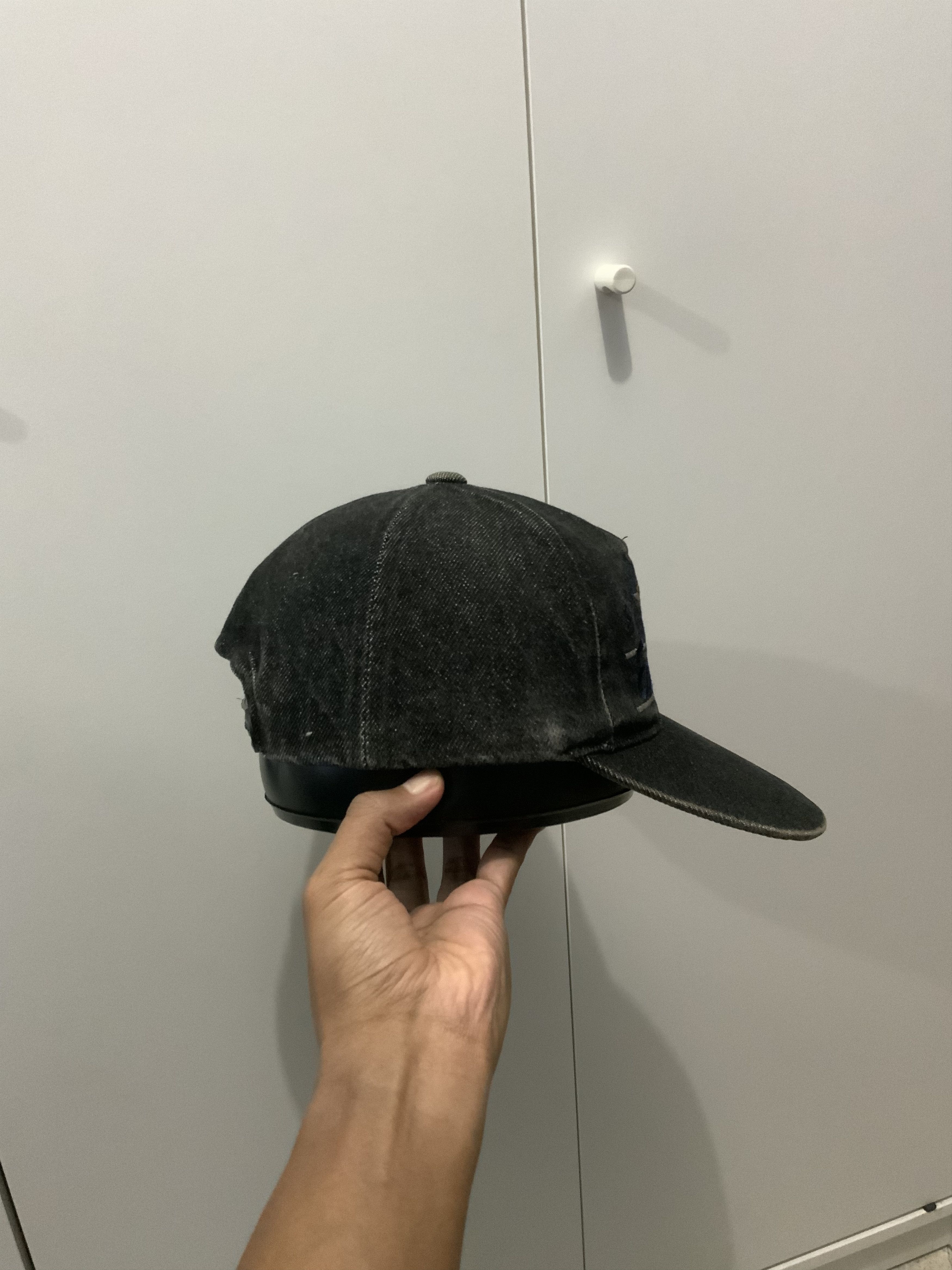 Denime Vintage Front Runner Explosion Denim Hat Size ONE SIZE - 3 Thumbnail