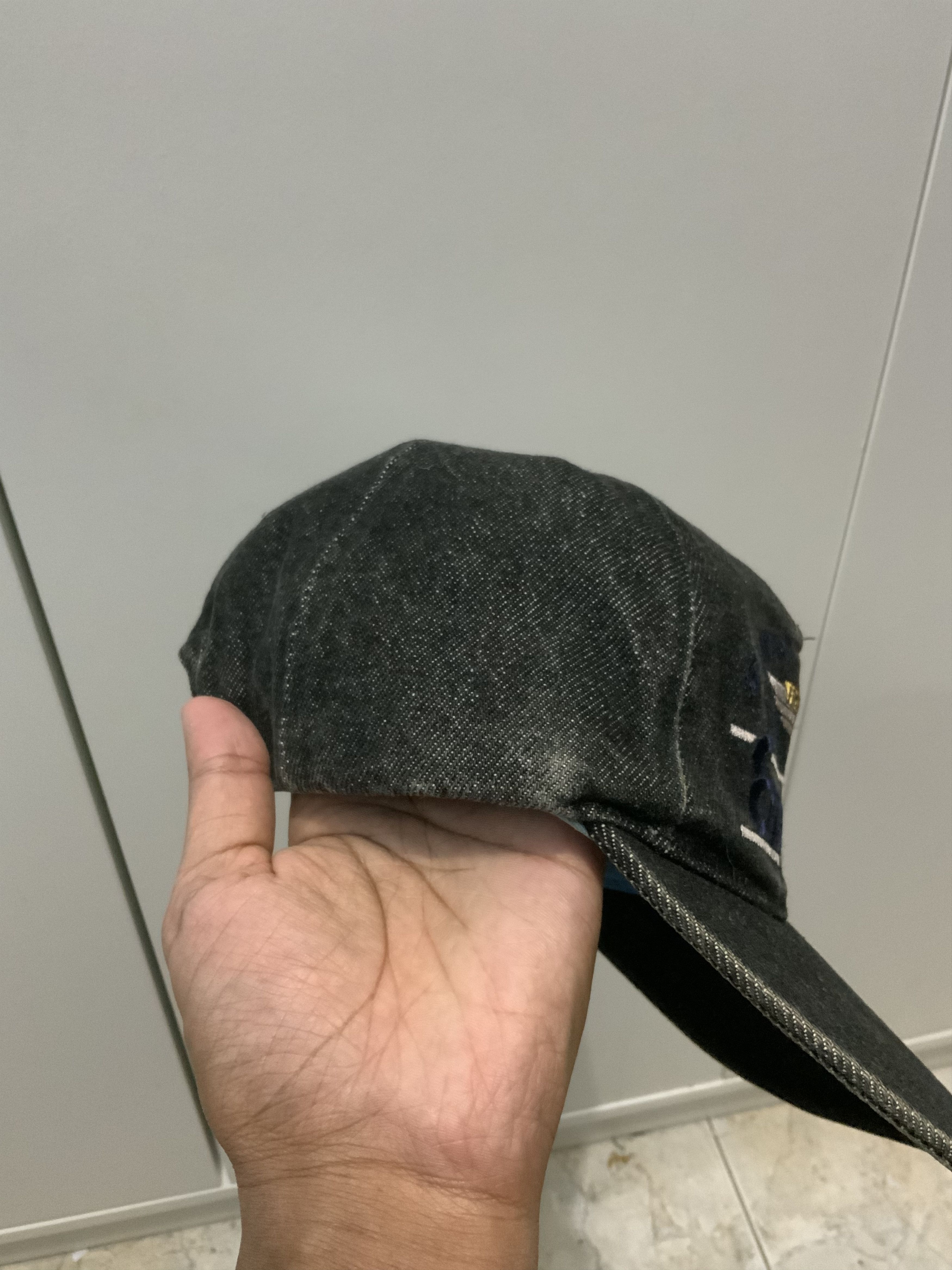 Denime Vintage Front Runner Explosion Denim Hat Size ONE SIZE - 18 Thumbnail