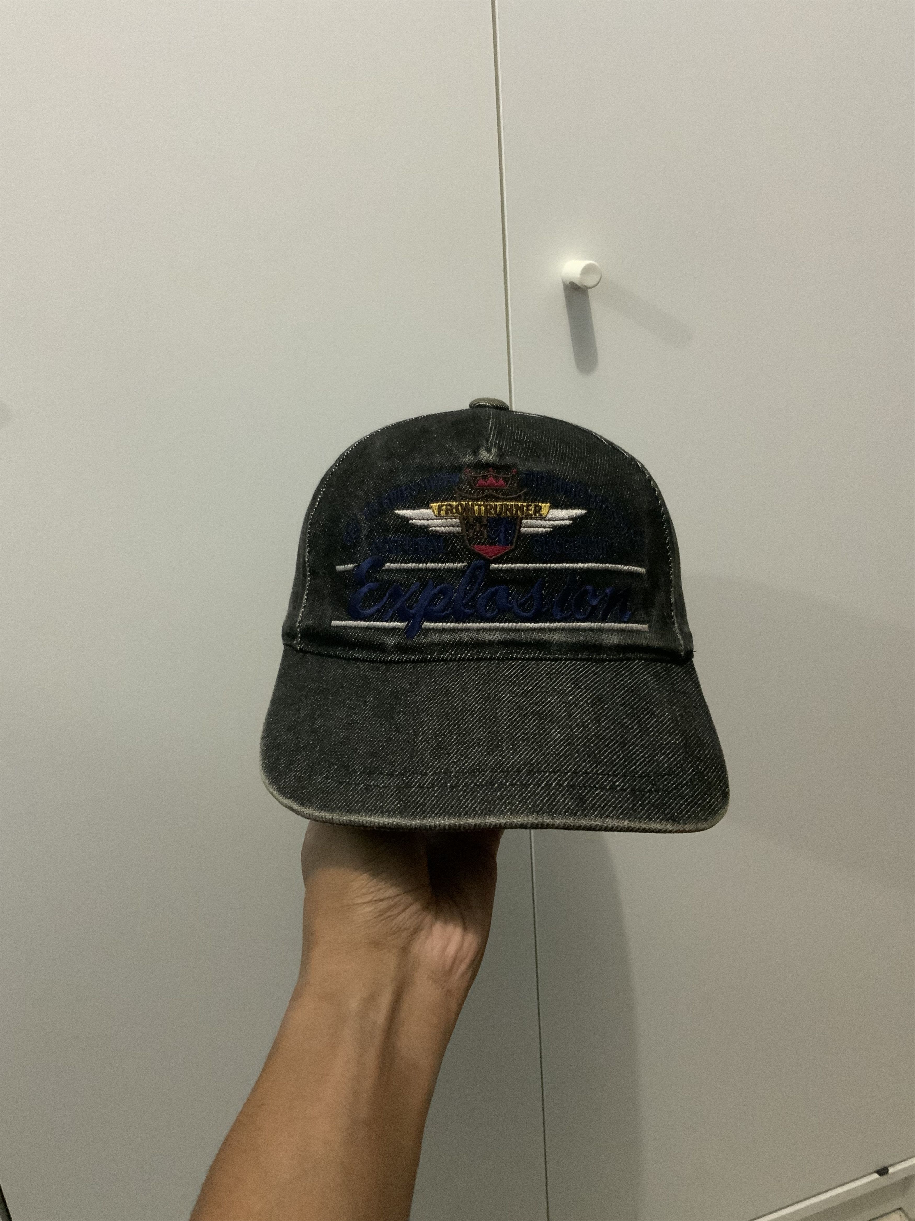 Denime Vintage Front Runner Explosion Denim Hat Size ONE SIZE - 4 Thumbnail