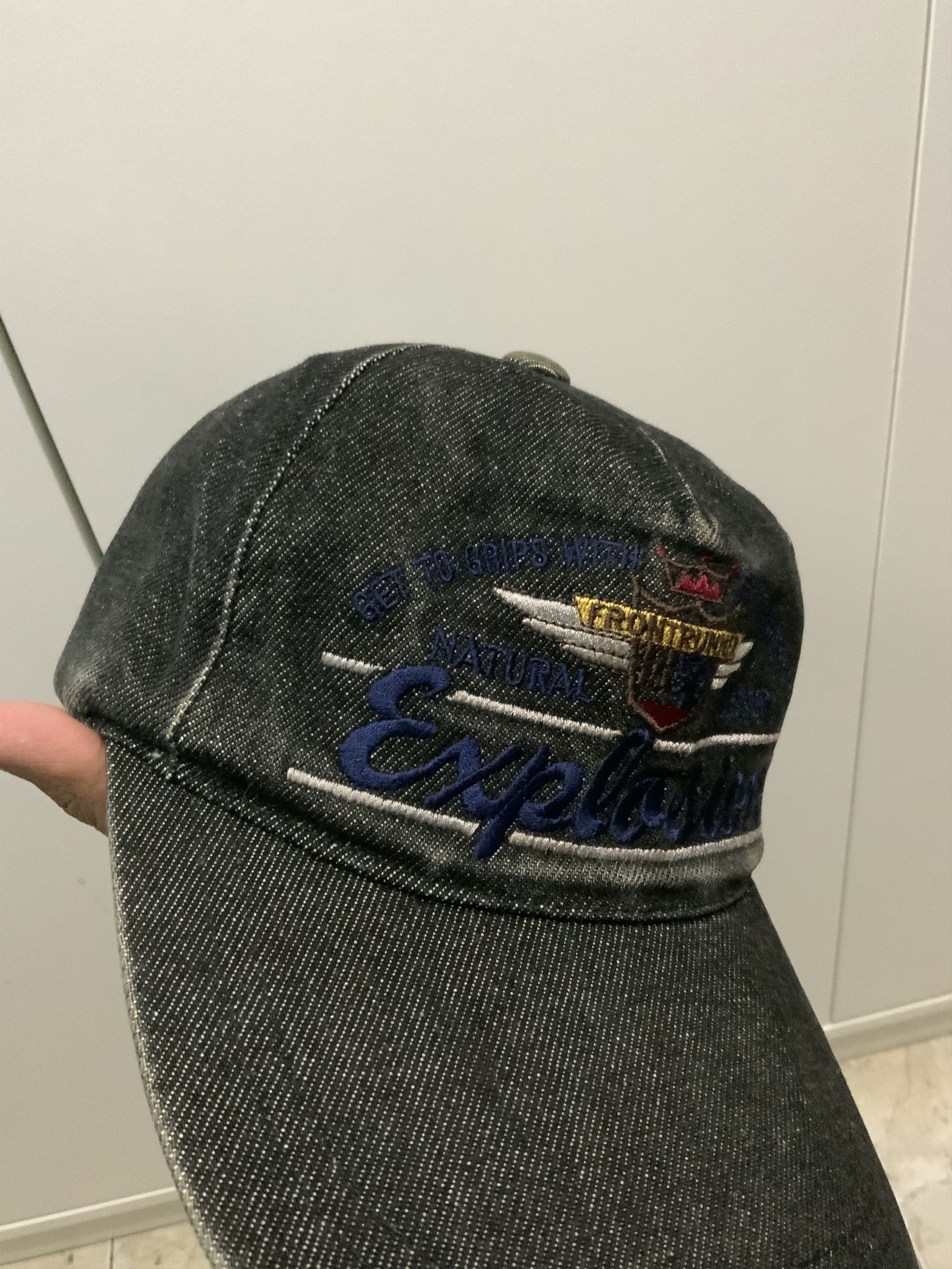 Denime Vintage Front Runner Explosion Denim Hat Size ONE SIZE - 15 Thumbnail
