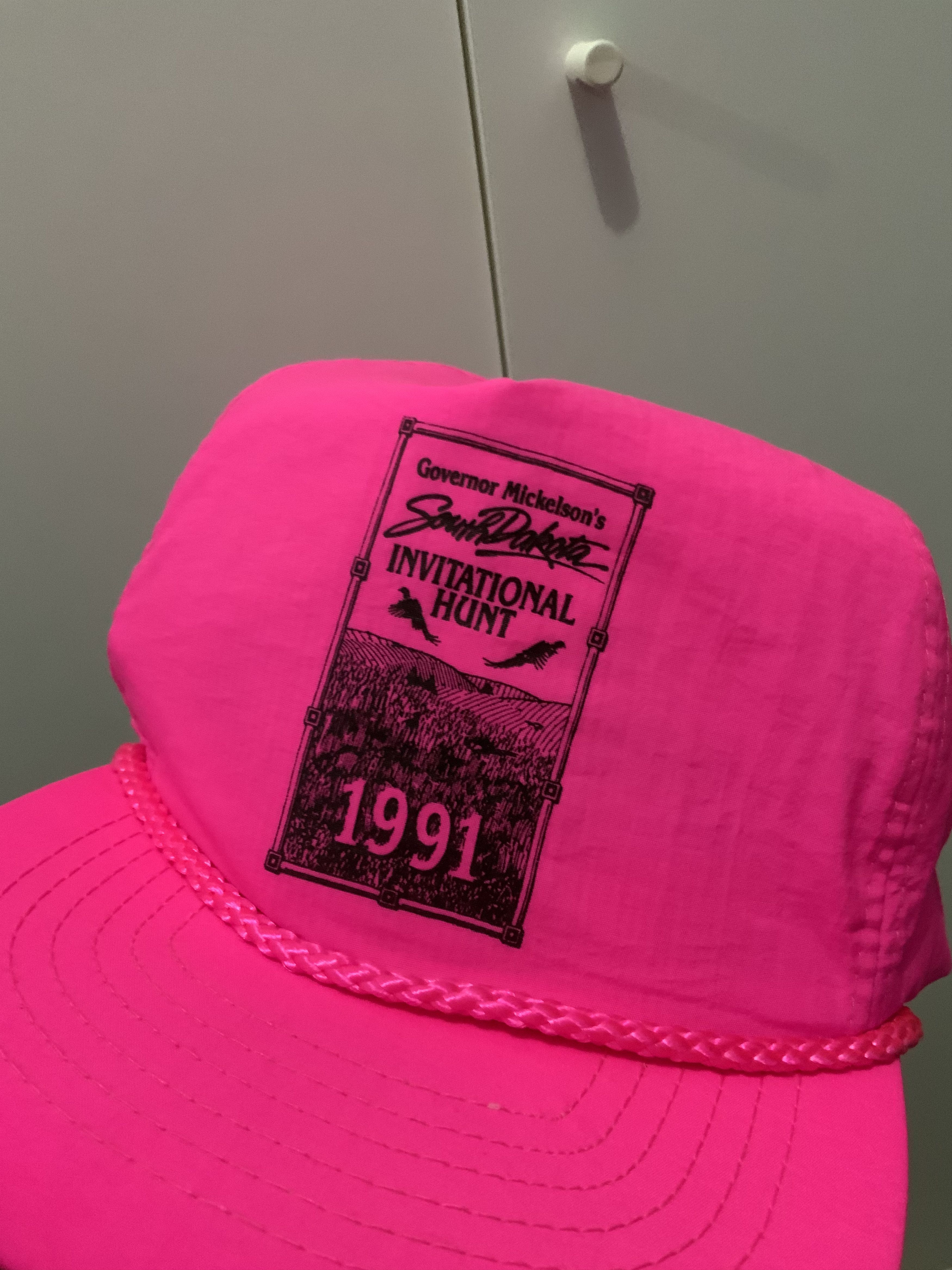 Vintage Vintage South Dakata Invitational Hunt Nylon Hat Size ONE SIZE - 11 Thumbnail
