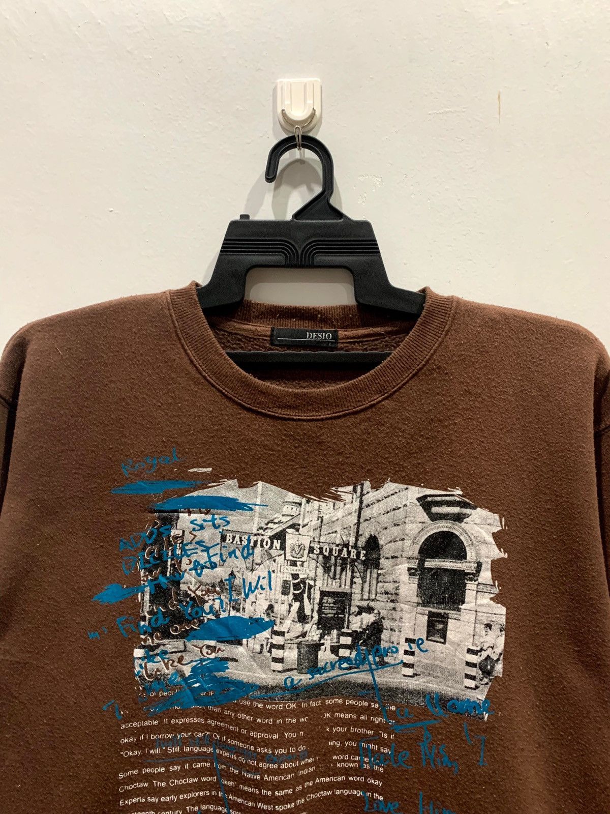 Japanese Brand × Vintage DESIO Sweatshirt BASTION SQUARE Design Size L Fit M Size US M / EU 48-50 / 2 - 2 Thumbnail