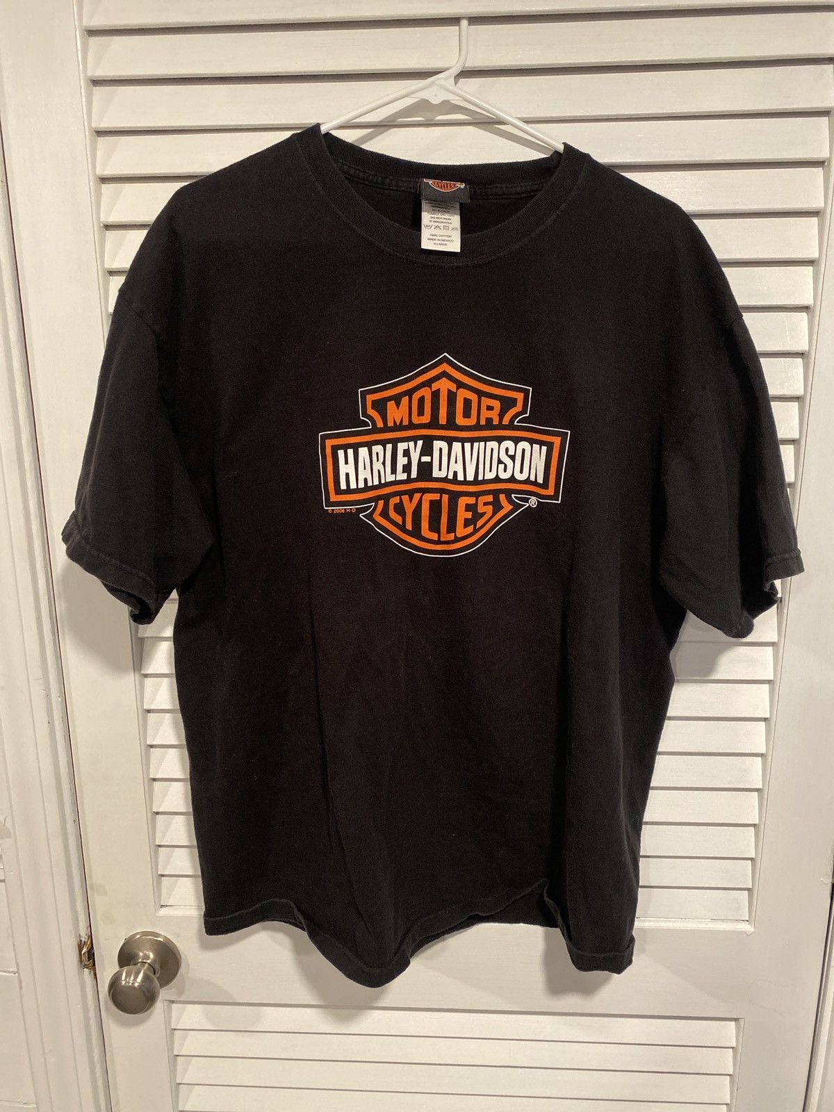 Harley Davidson × Vintage Vintage Black Classic Logo Harley Davidson Tee Size US XL / EU 56 / 4 - 2 Thumbnail
